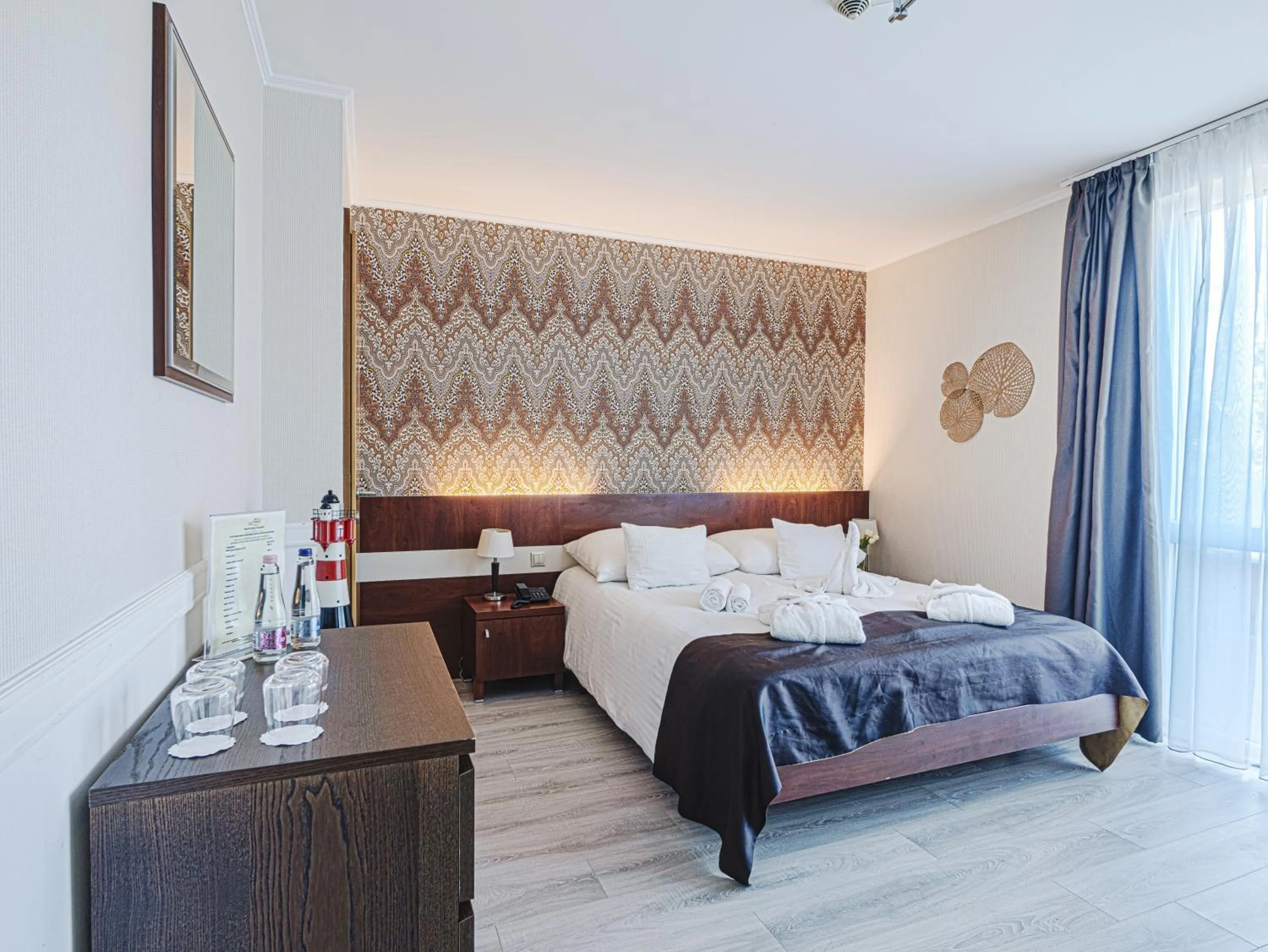 Photo of the whole room, Bed in Holiday Beach Budapest Hotel