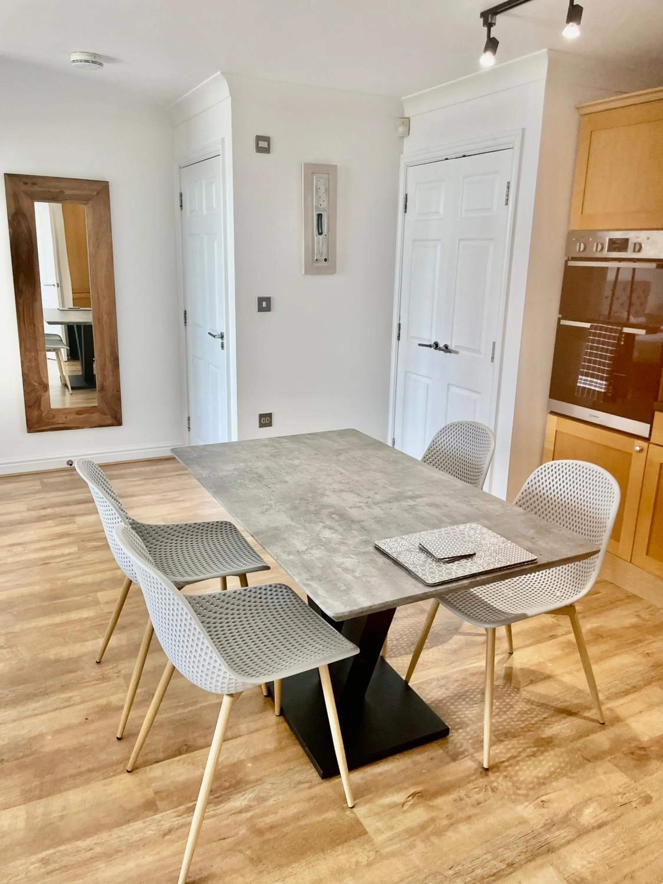 Dining area in Pochin House Collections
