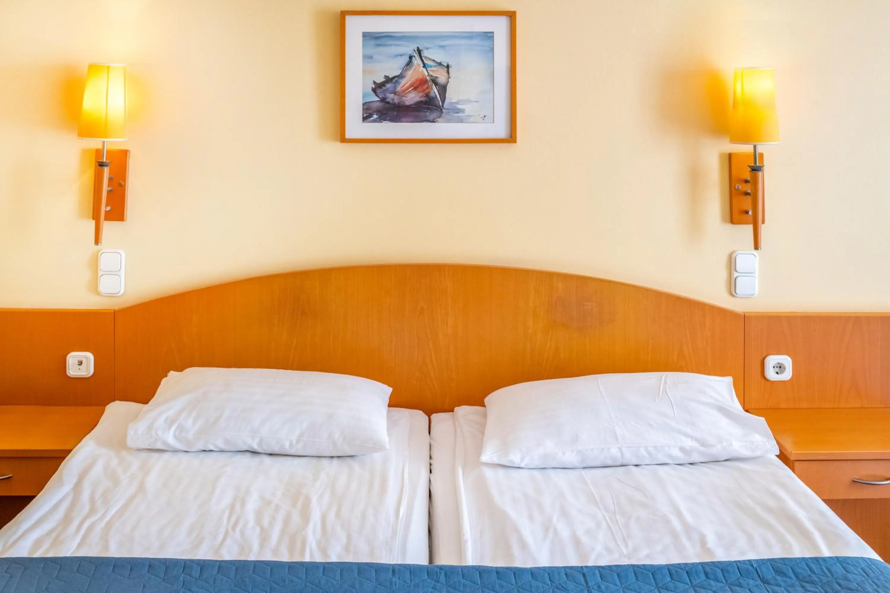 Bed in Corvin Hotel Budapest Sissi Wing