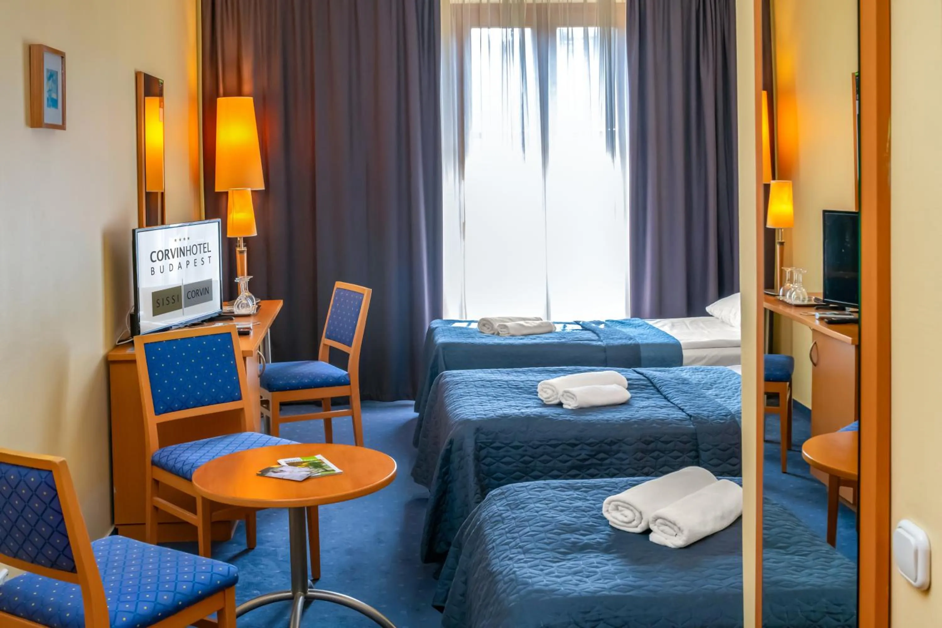 Photo of the whole room, Bed in Corvin Hotel Budapest Sissi Wing