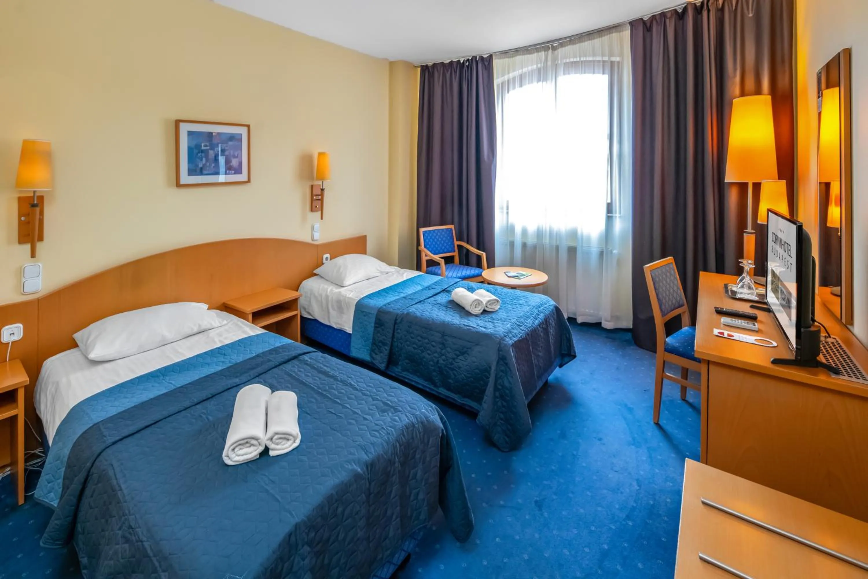 Photo of the whole room, Bed in Corvin Hotel Budapest Sissi Wing