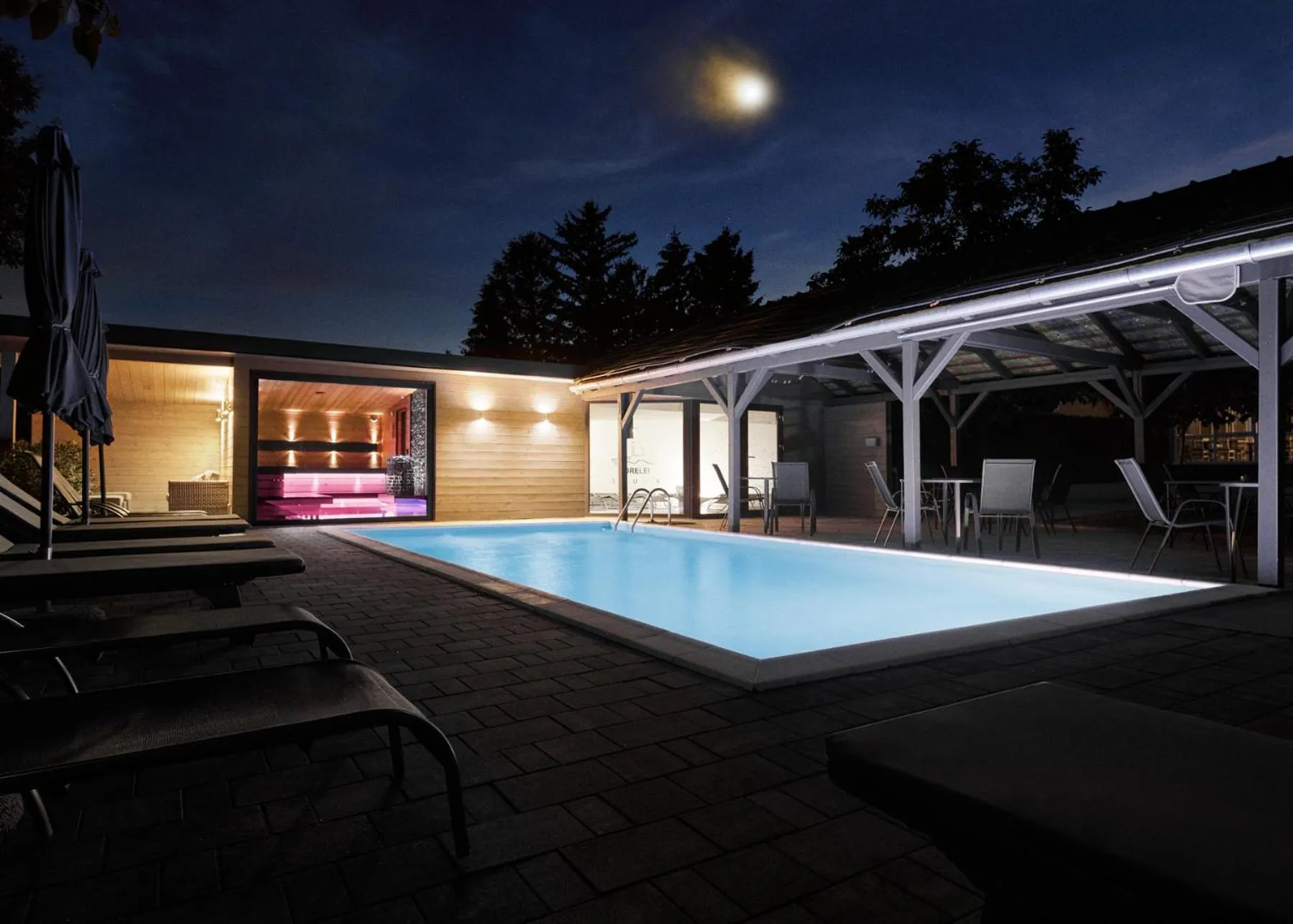 Sauna in Lorelei Pension Adults Only