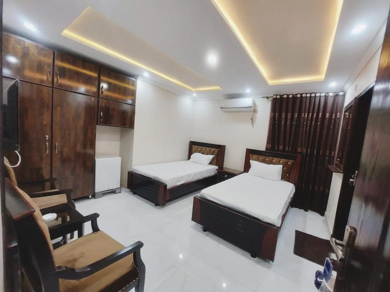 Bedroom, Bed in Hotel White Pearl