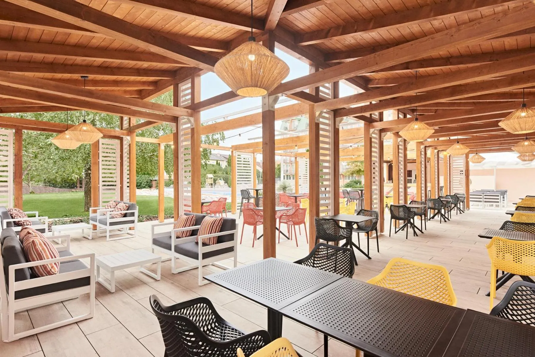 Patio in Hotel Europa Fit Hévíz