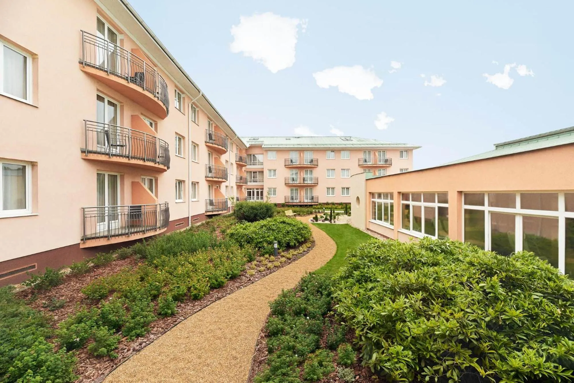 Garden in Hotel Europa Fit Hévíz