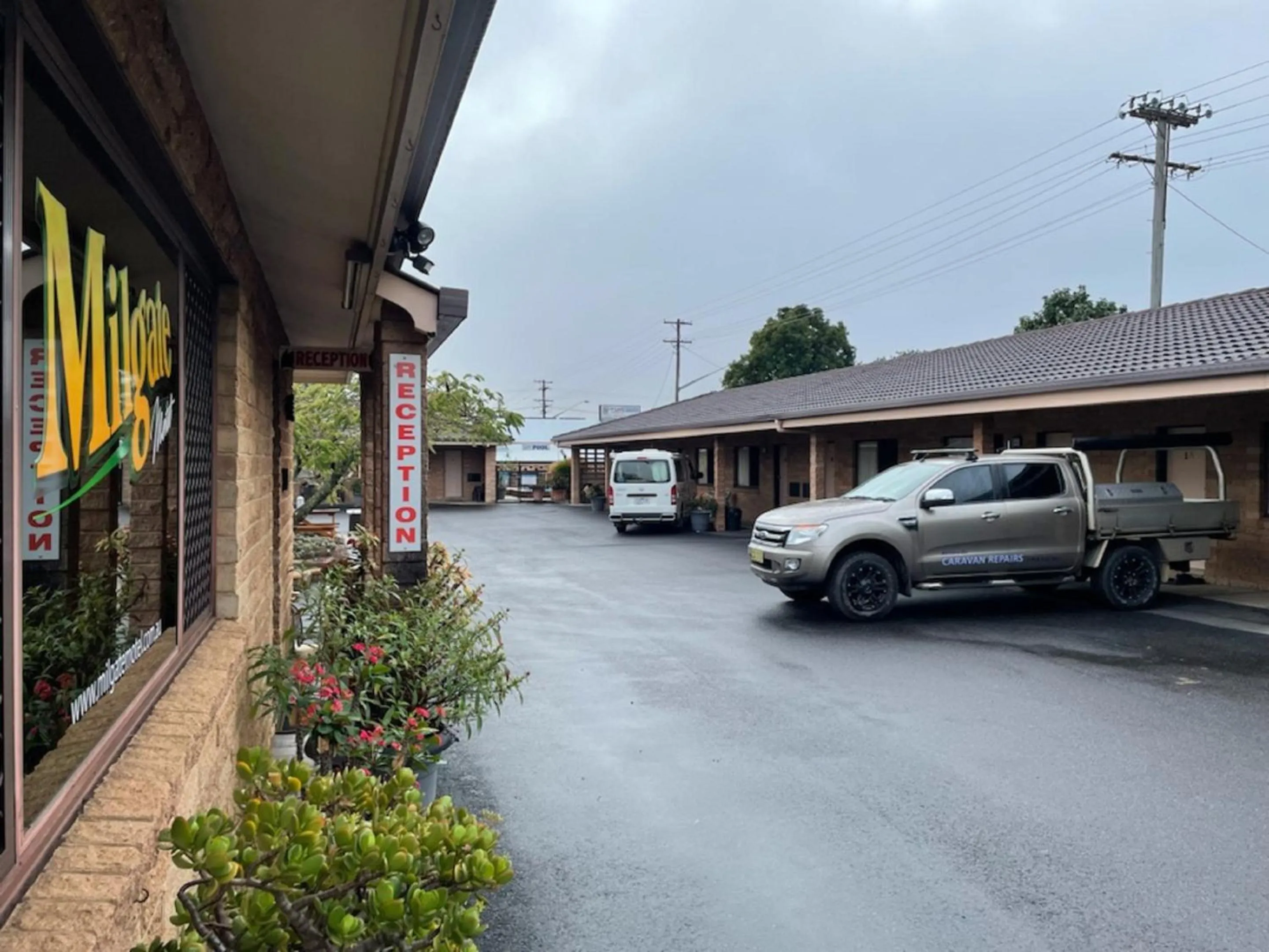 Lobby or reception in Milgate Motel