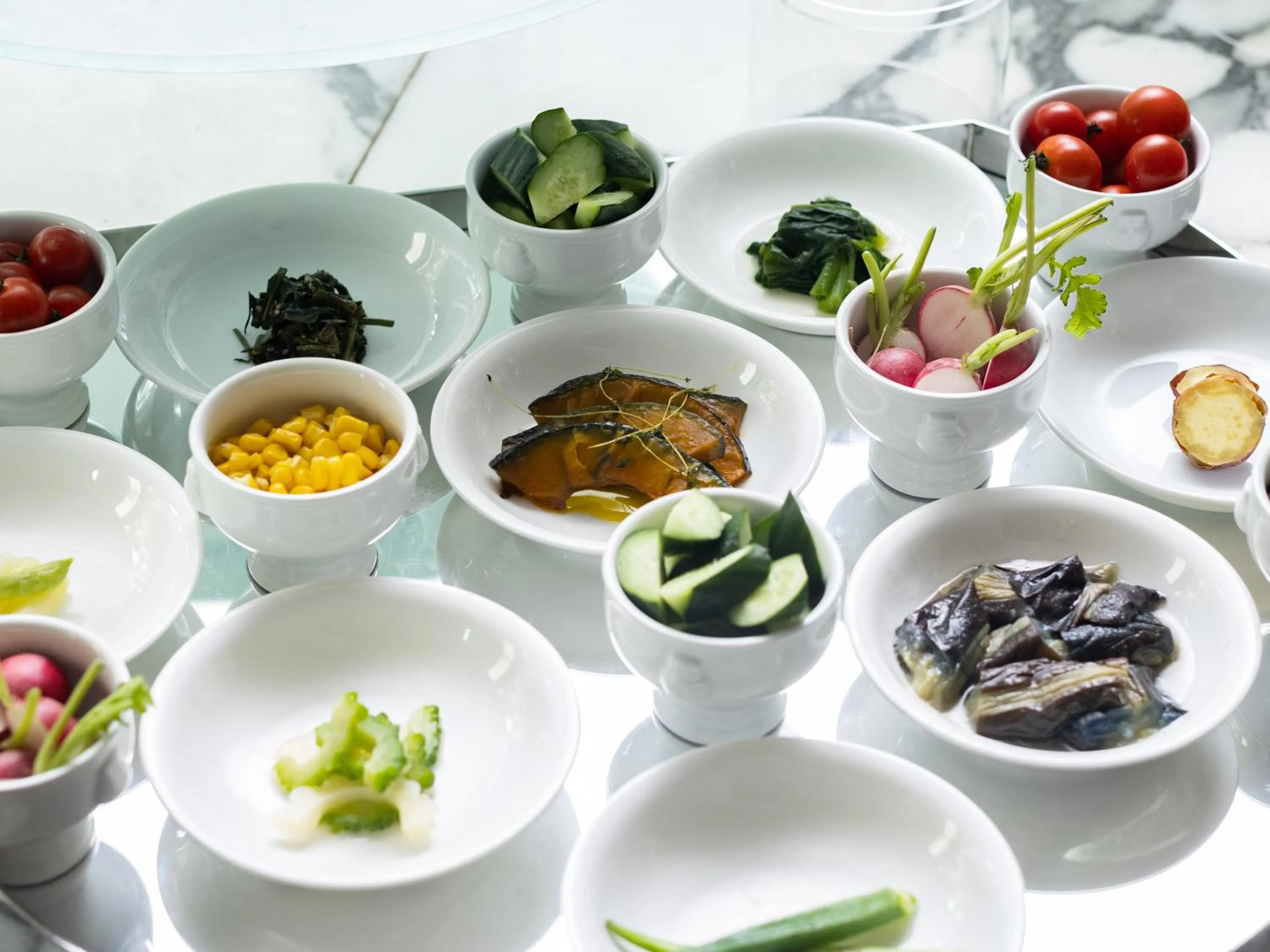 Buffet breakfast in Tenza Hotel at Hakata Station