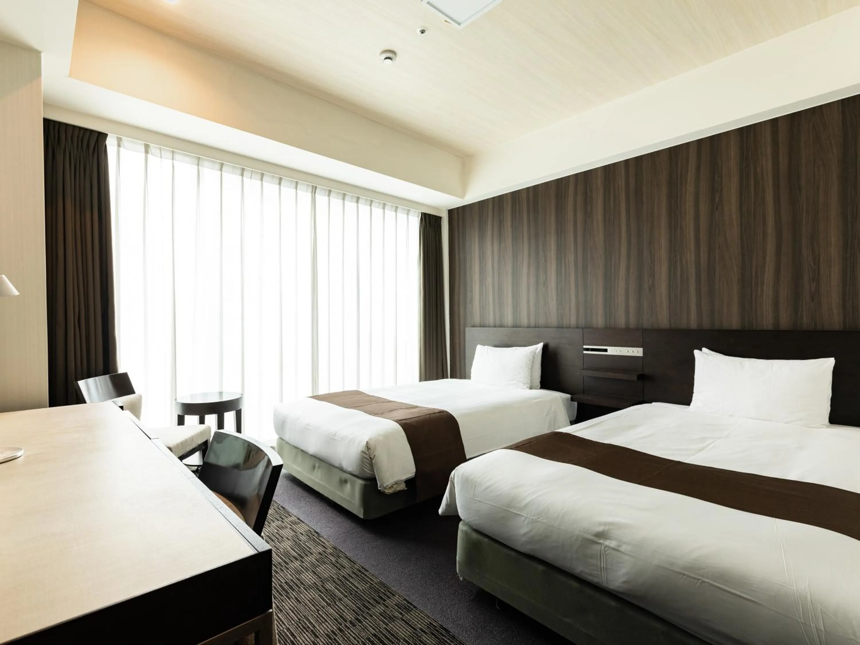 Photo of the whole room, Bed in Tenza Hotel at Hakata Station