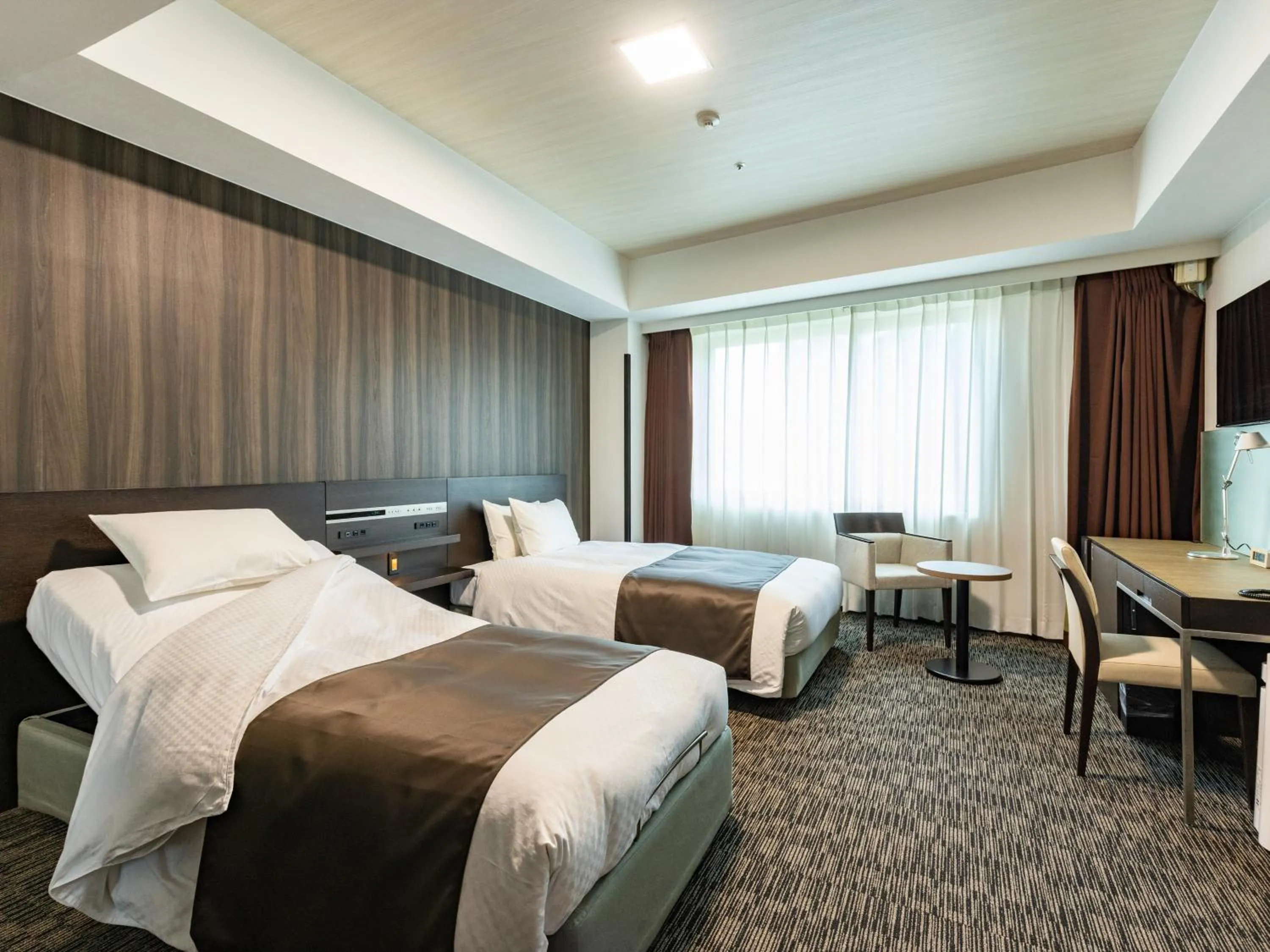 Photo of the whole room, Bed in Tenza Hotel at Hakata Station