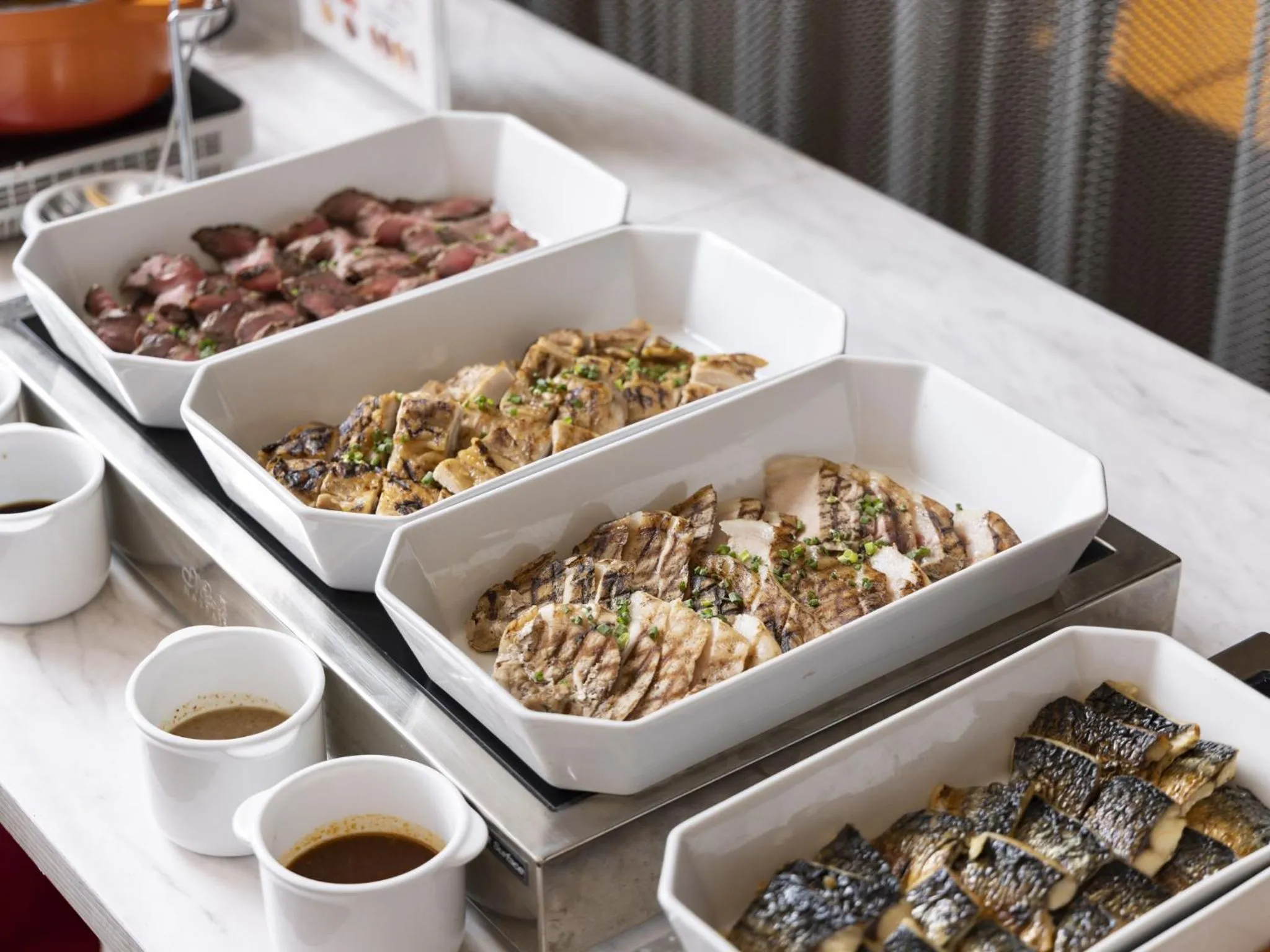 Buffet breakfast in Tenza Hotel at Hakata Station