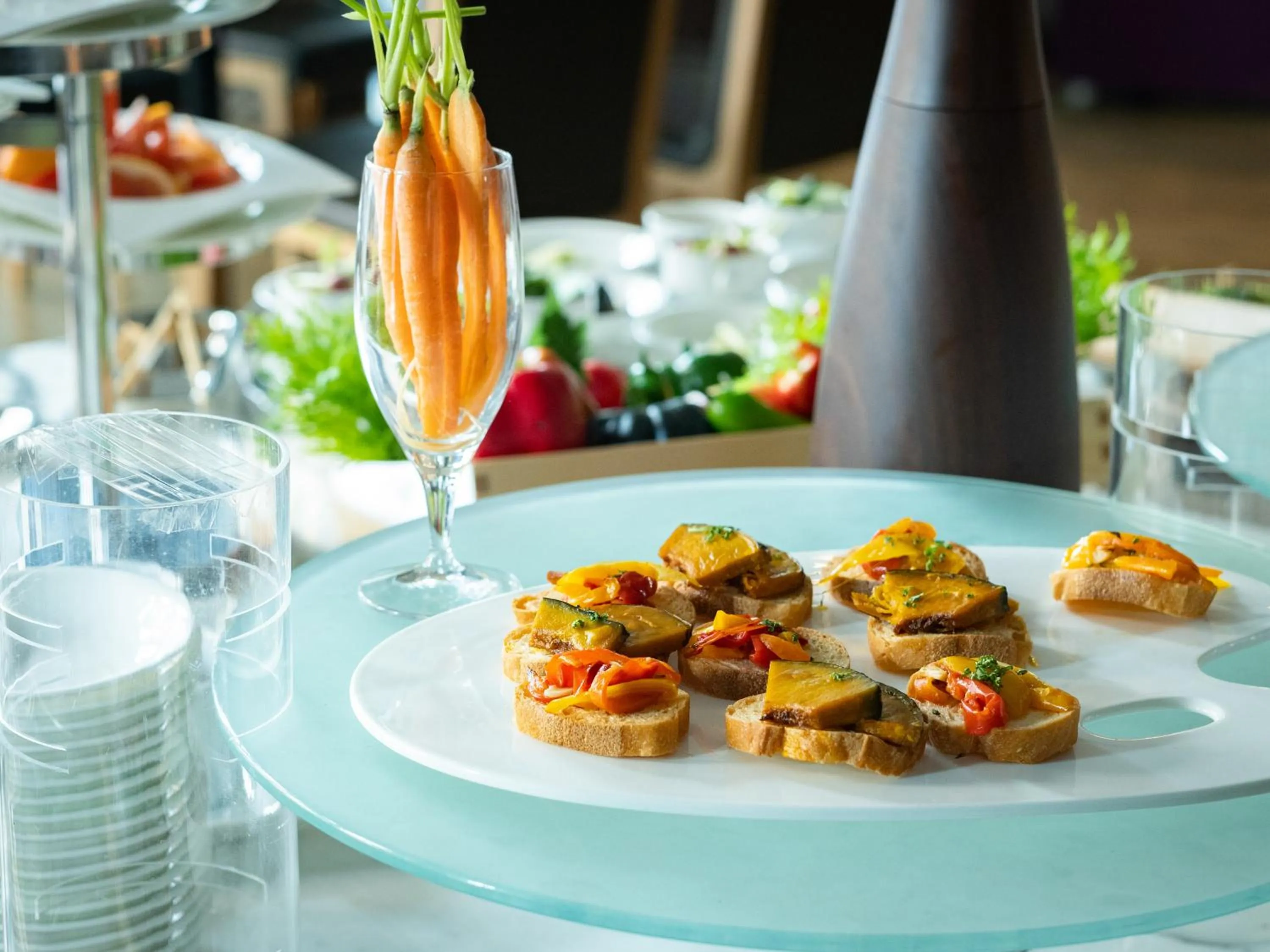 Buffet breakfast in Tenza Hotel at Hakata Station