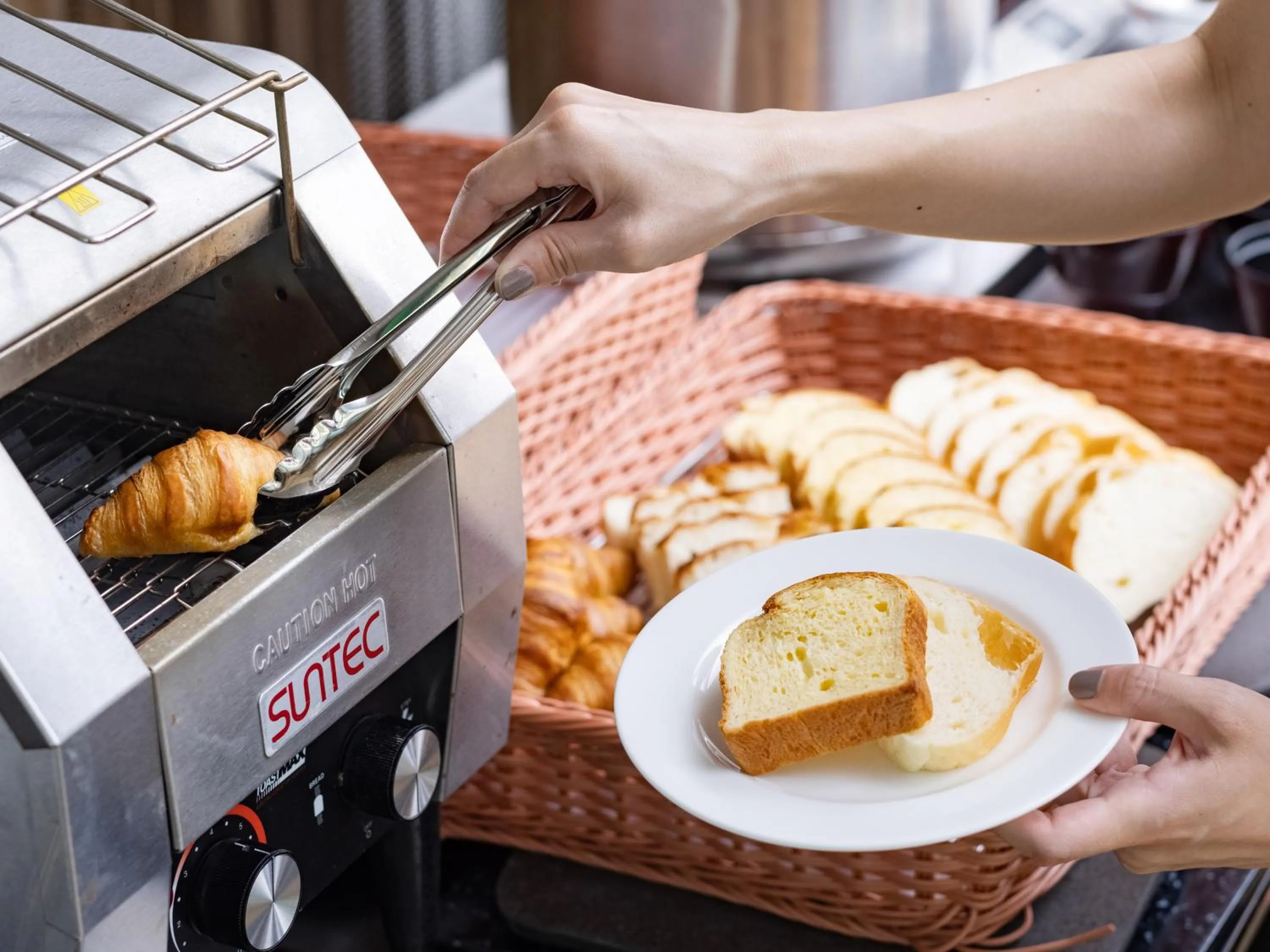 Buffet breakfast in Tenza Hotel at Hakata Station