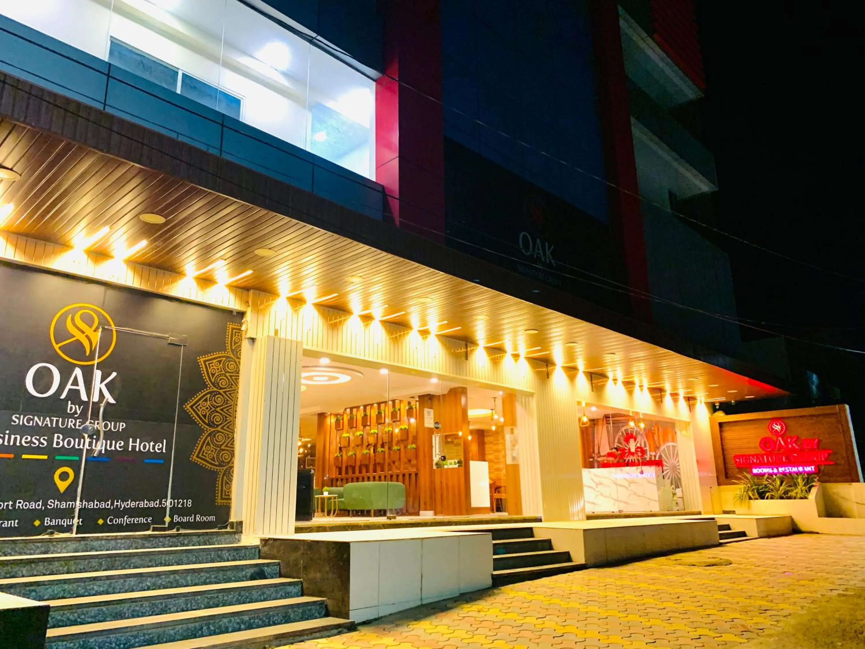 Property building in Hotel oak by signature airport zone hyderabad