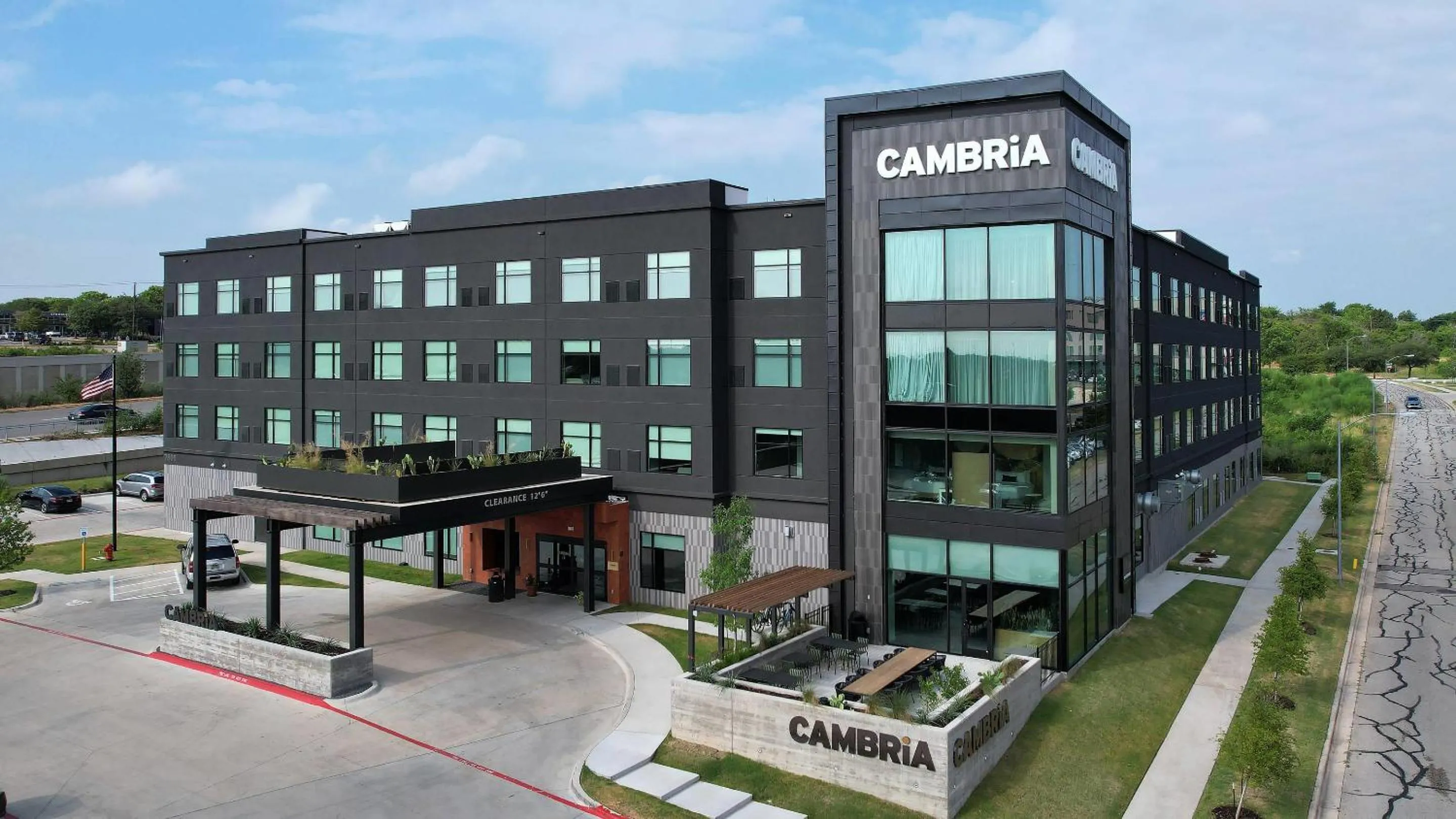 Property building in Cambria Hotel Austin Airport
