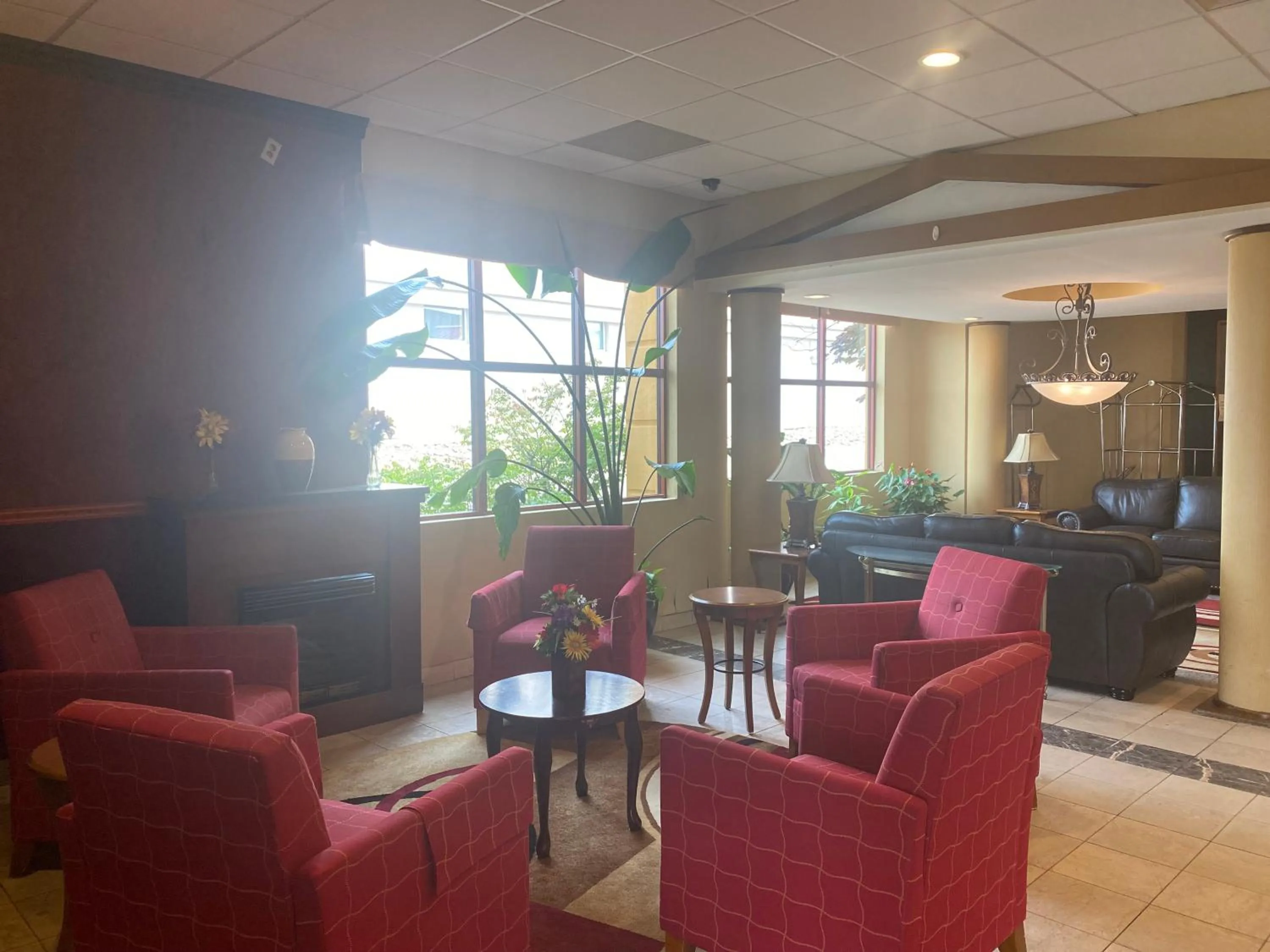 Lobby or reception in Suburban Studios Buffalo Airport