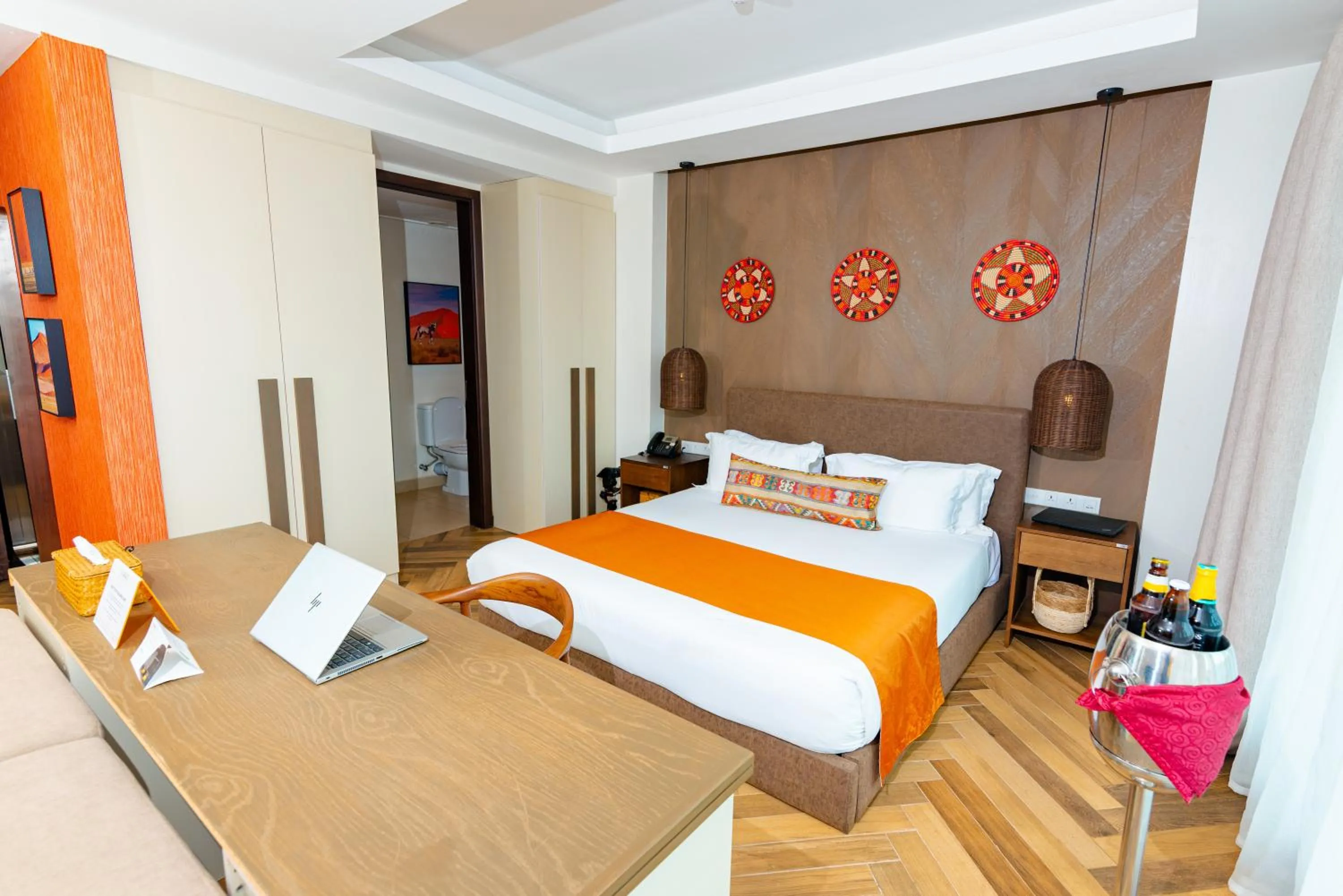 Bedroom, Bed in Ulwazi Place Hotel by Trianum