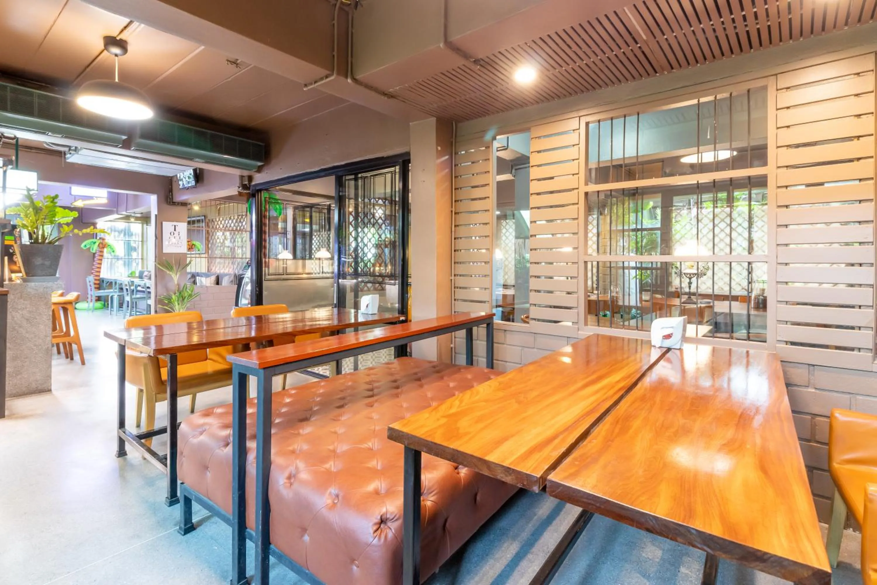 Dining area in The Palm Hotel