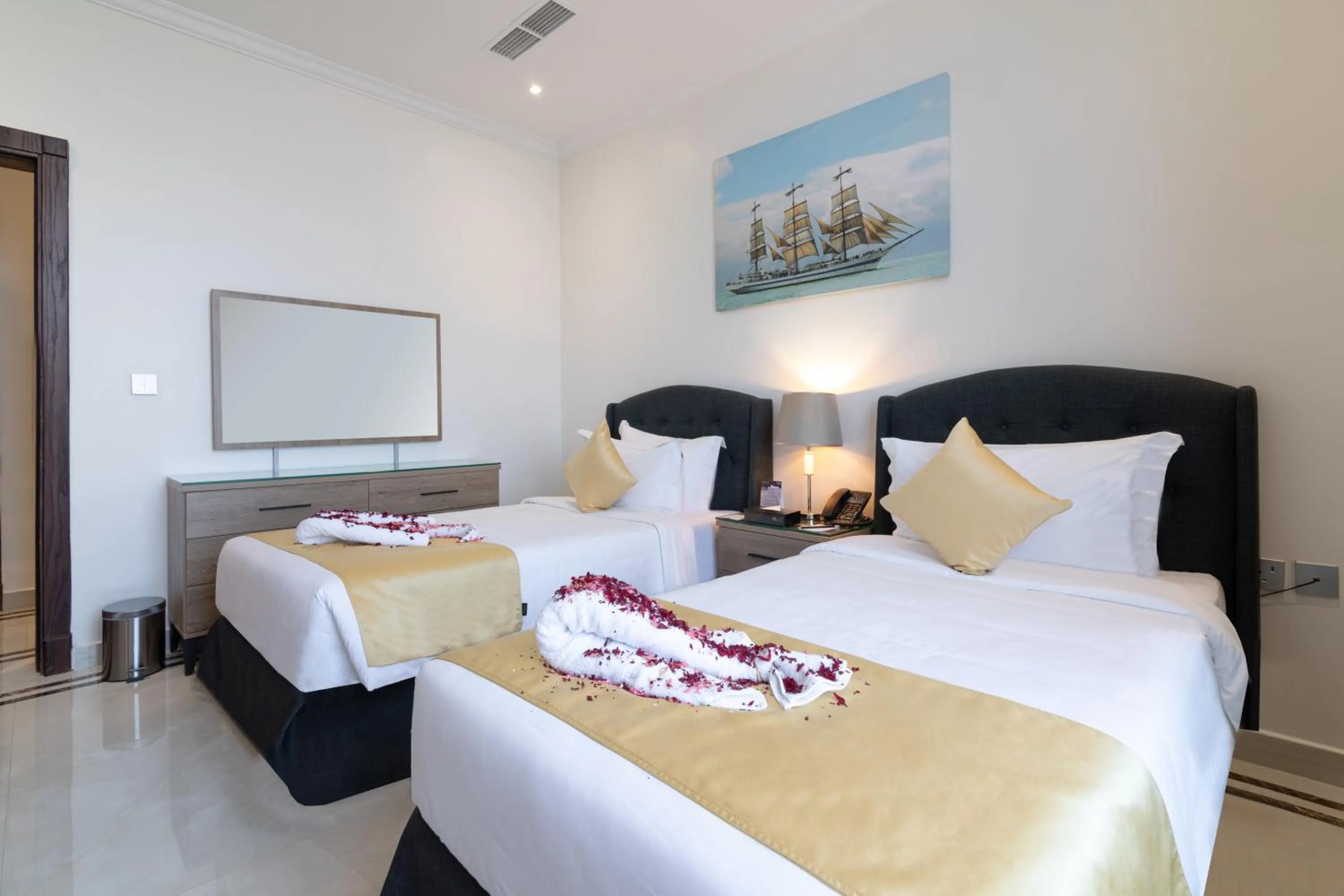 Bed in The Gate Hotel and Apartments