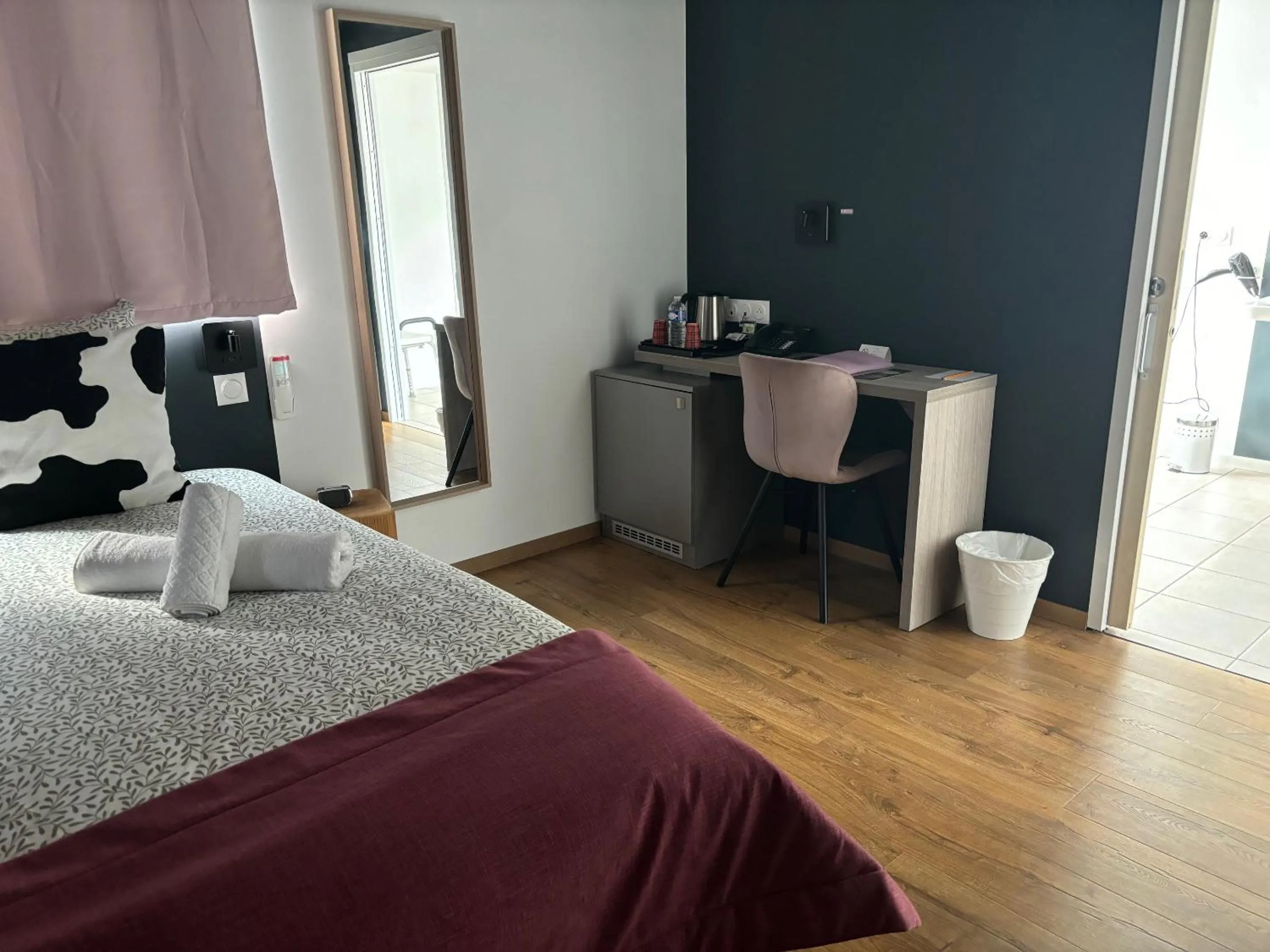 Bed in Hôtel & Spa du Tremplin