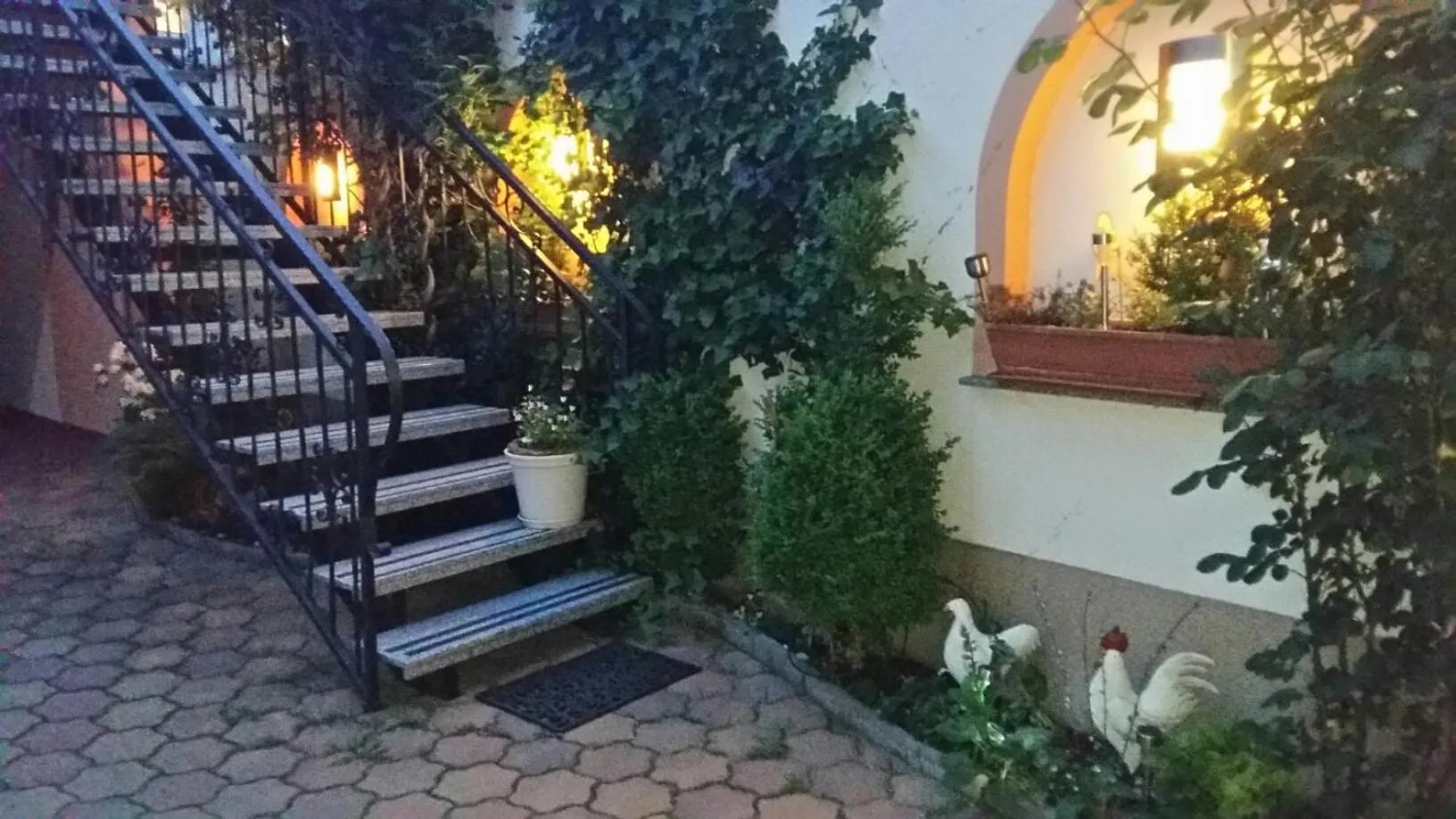 Garden in Hotel Isabell Győr