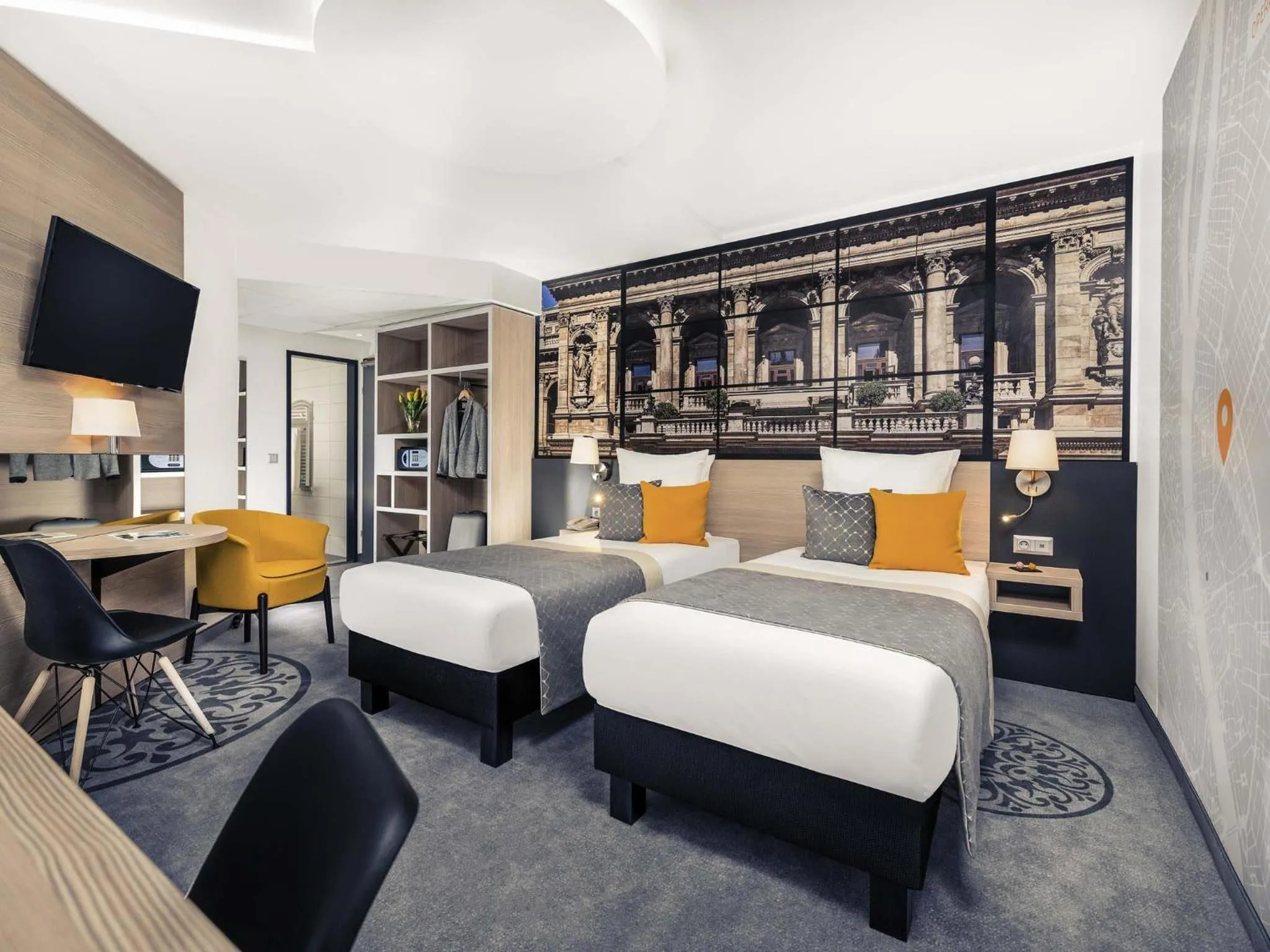 Bedroom, Bed in Mercure Budapest City Center