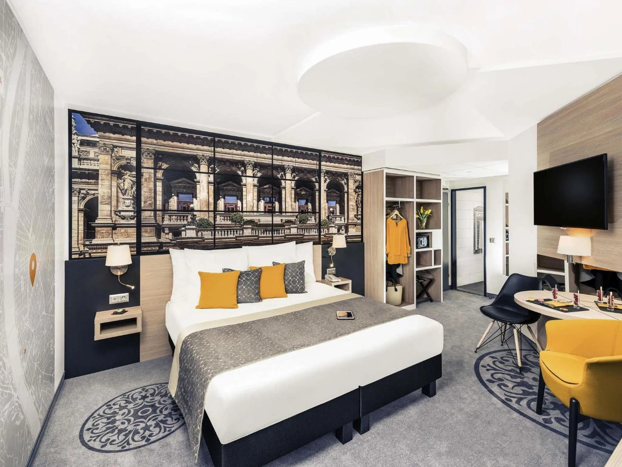 Bedroom, Bed in Mercure Budapest City Center