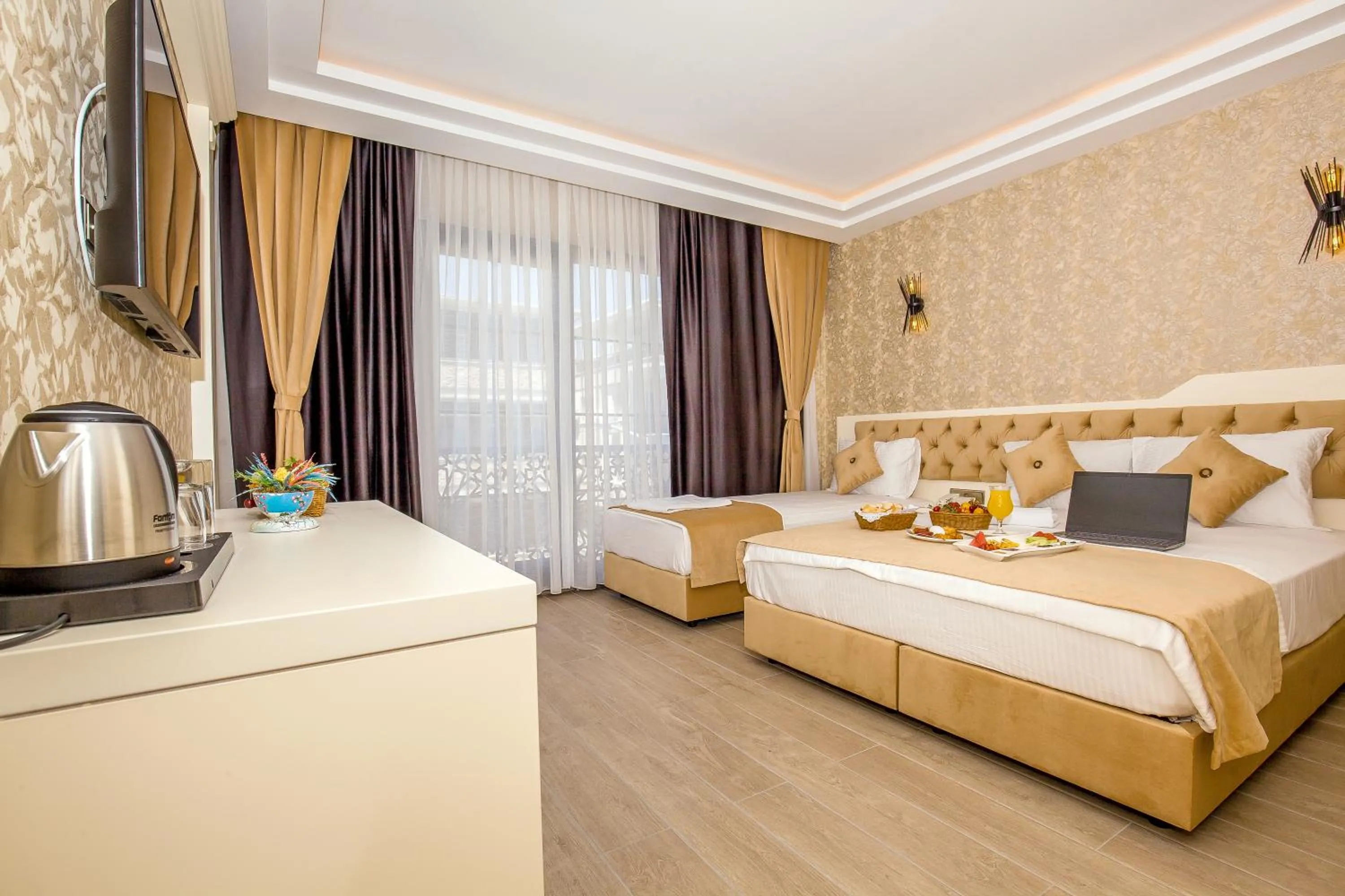 Coffee/tea facilities, Bed in The Lea Hotel