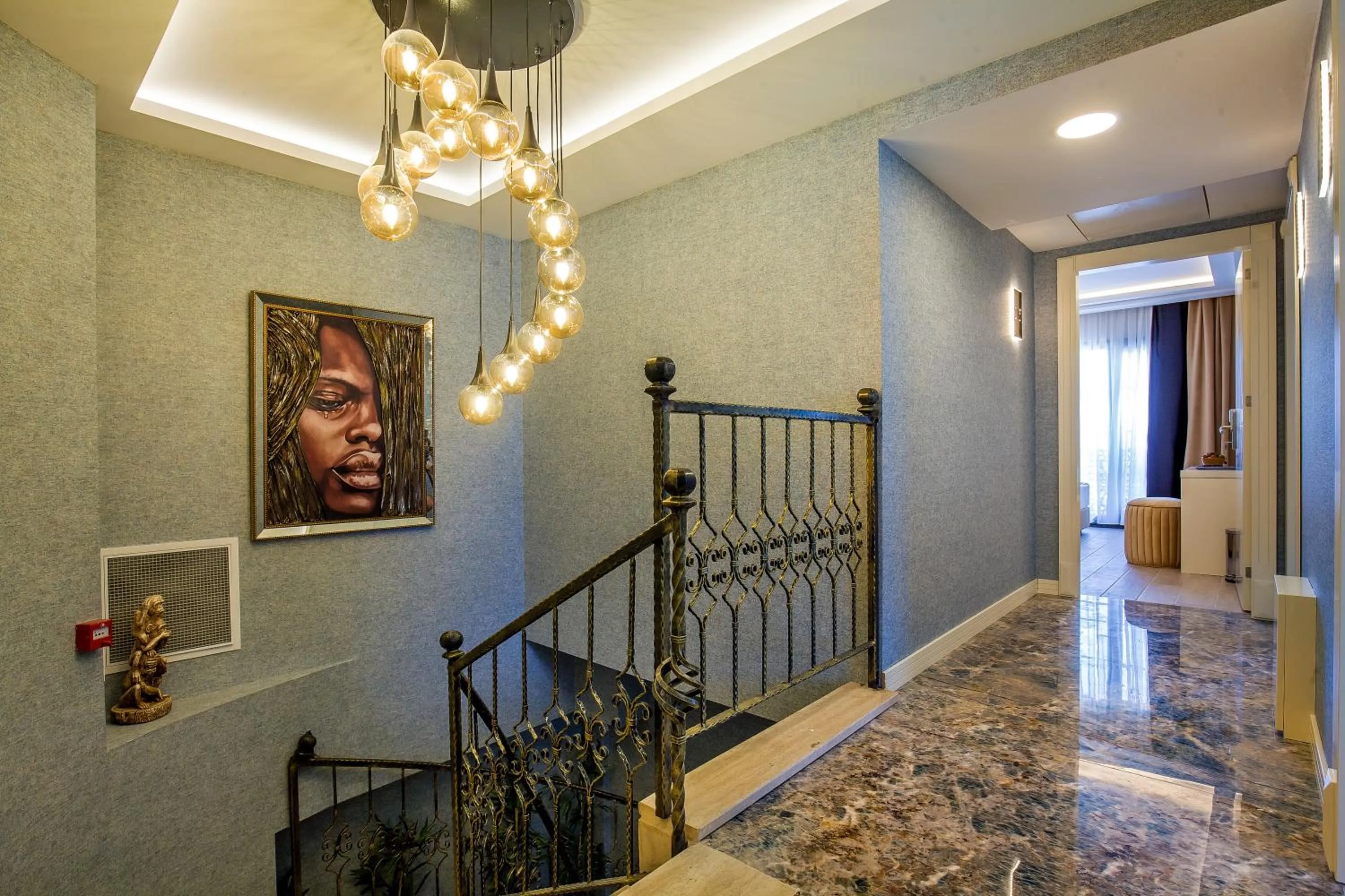 Lobby or reception in The Lea Hotel