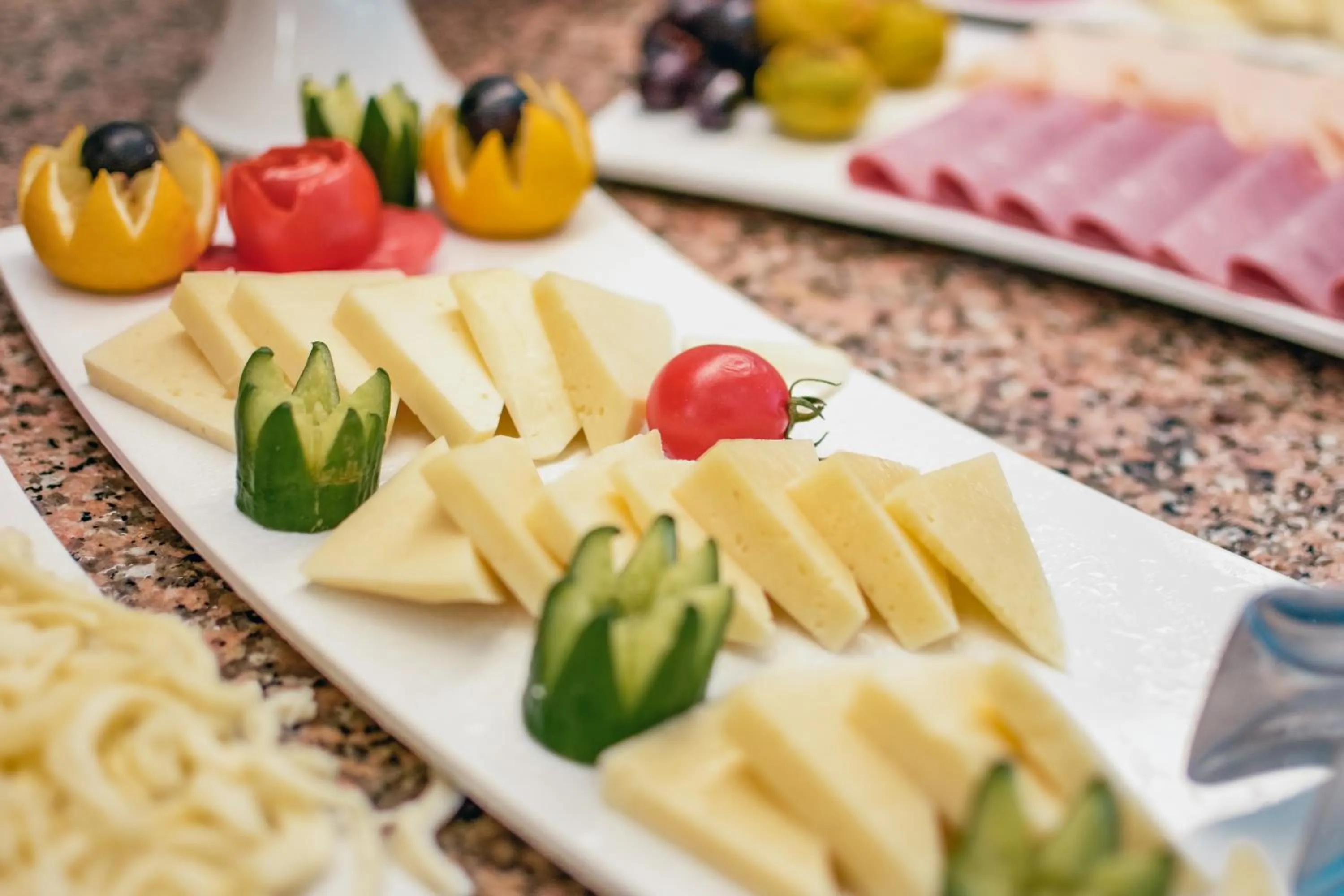 Buffet breakfast in Güllük Yalı Boutique Otel