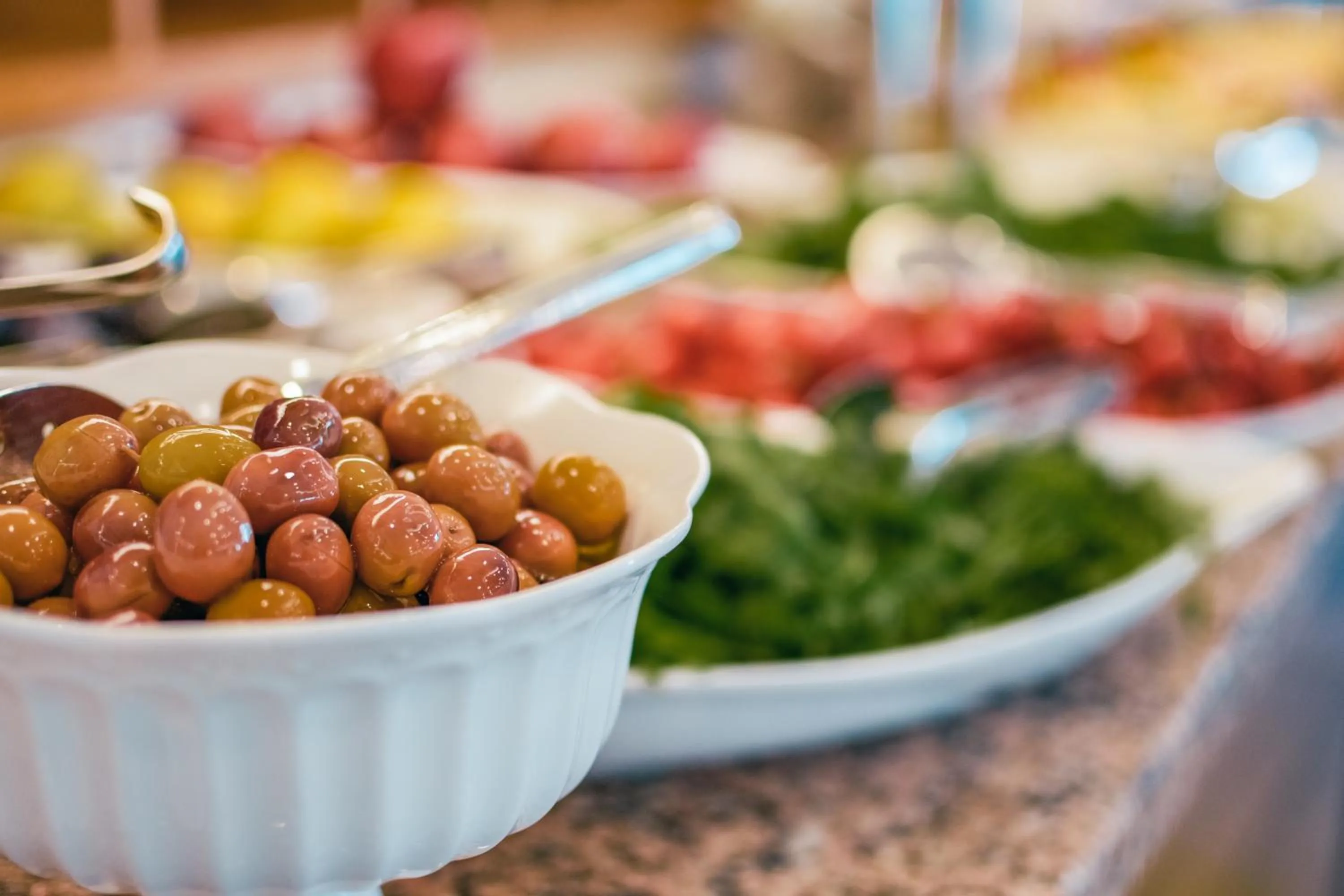 Buffet breakfast in Güllük Yalı Boutique Otel