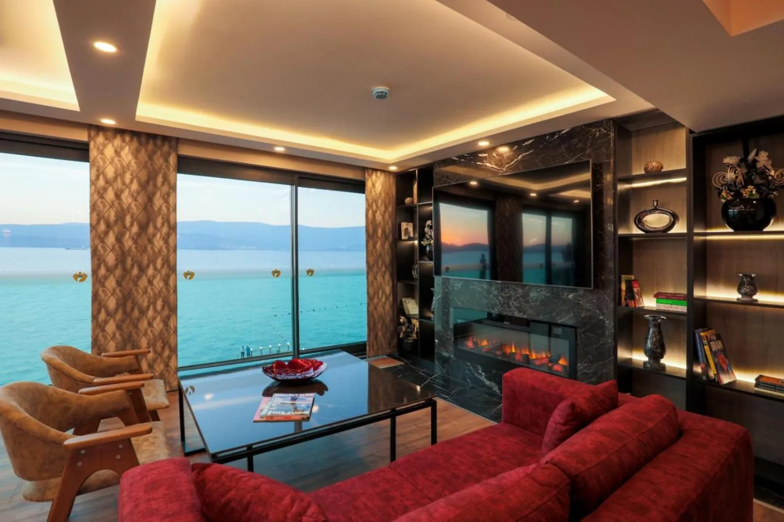 Lobby or reception in Güllük Yalı Boutique Otel