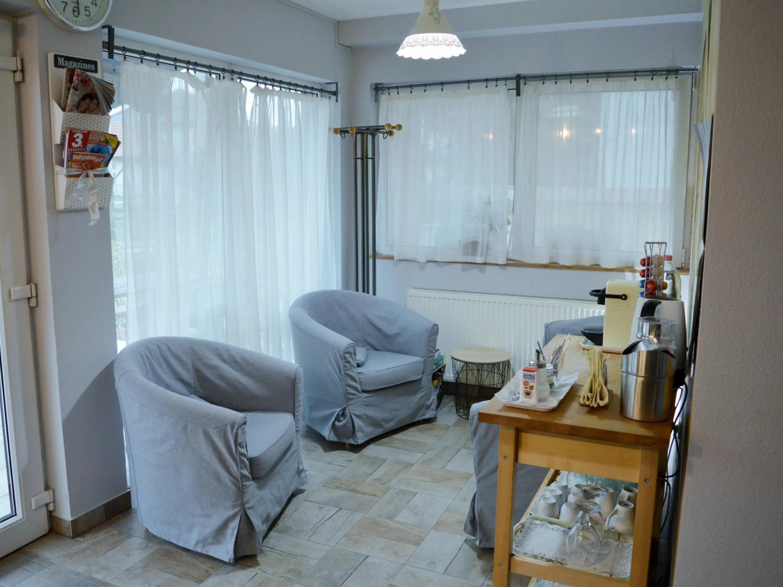 Lobby or reception in Alfréd Panzió