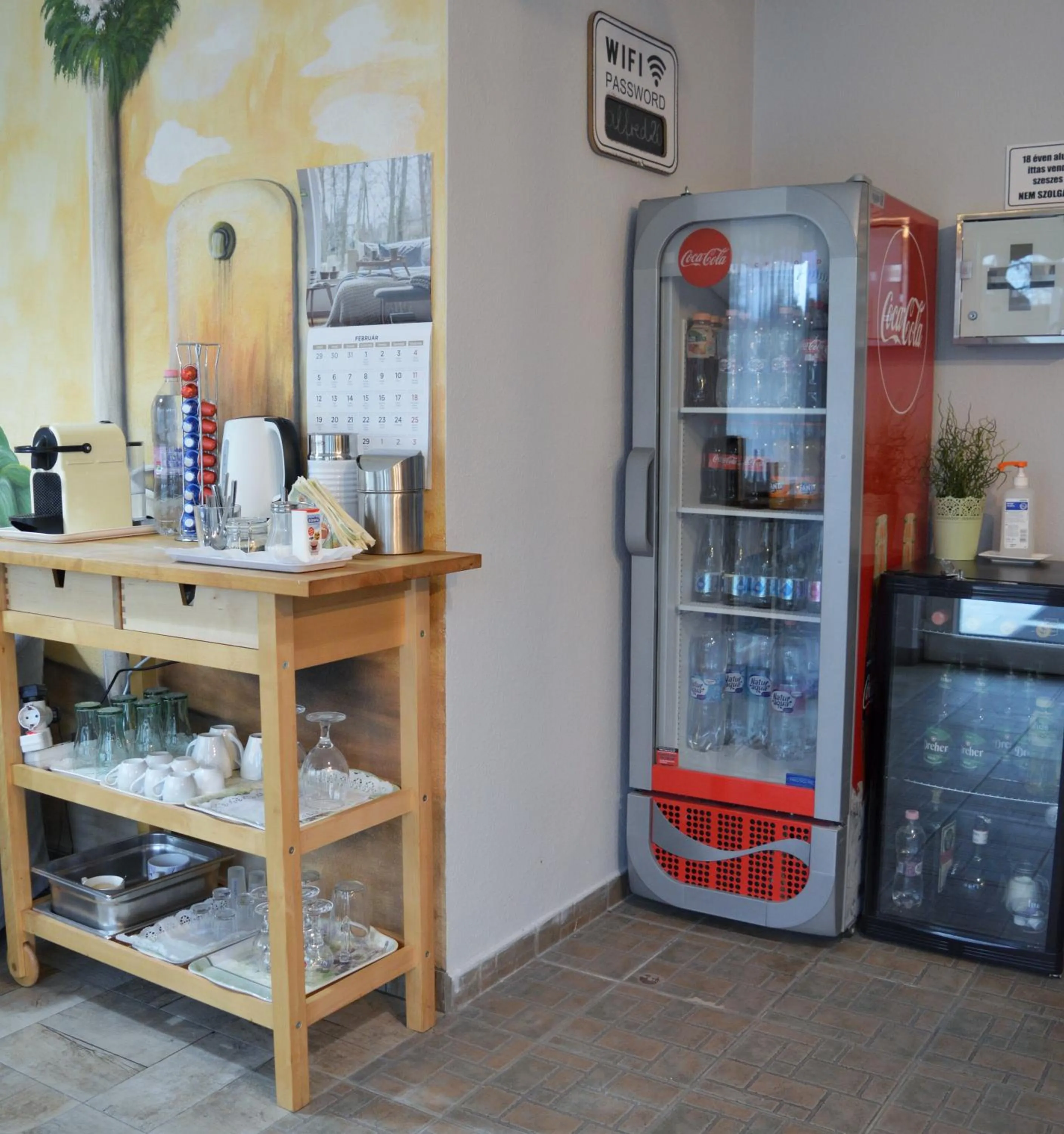 Lobby or reception in Alfréd Panzió