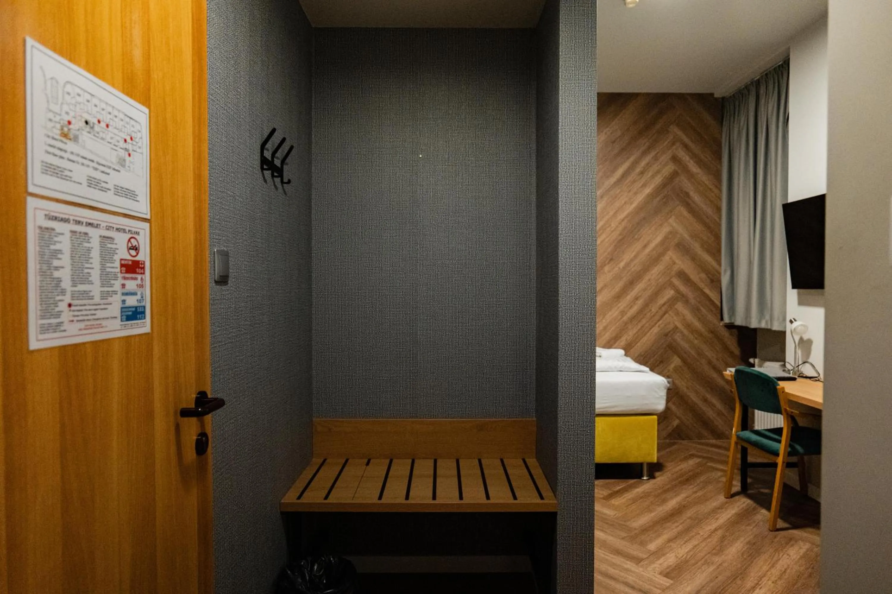 Bed in Pilvax Hotel Budapest