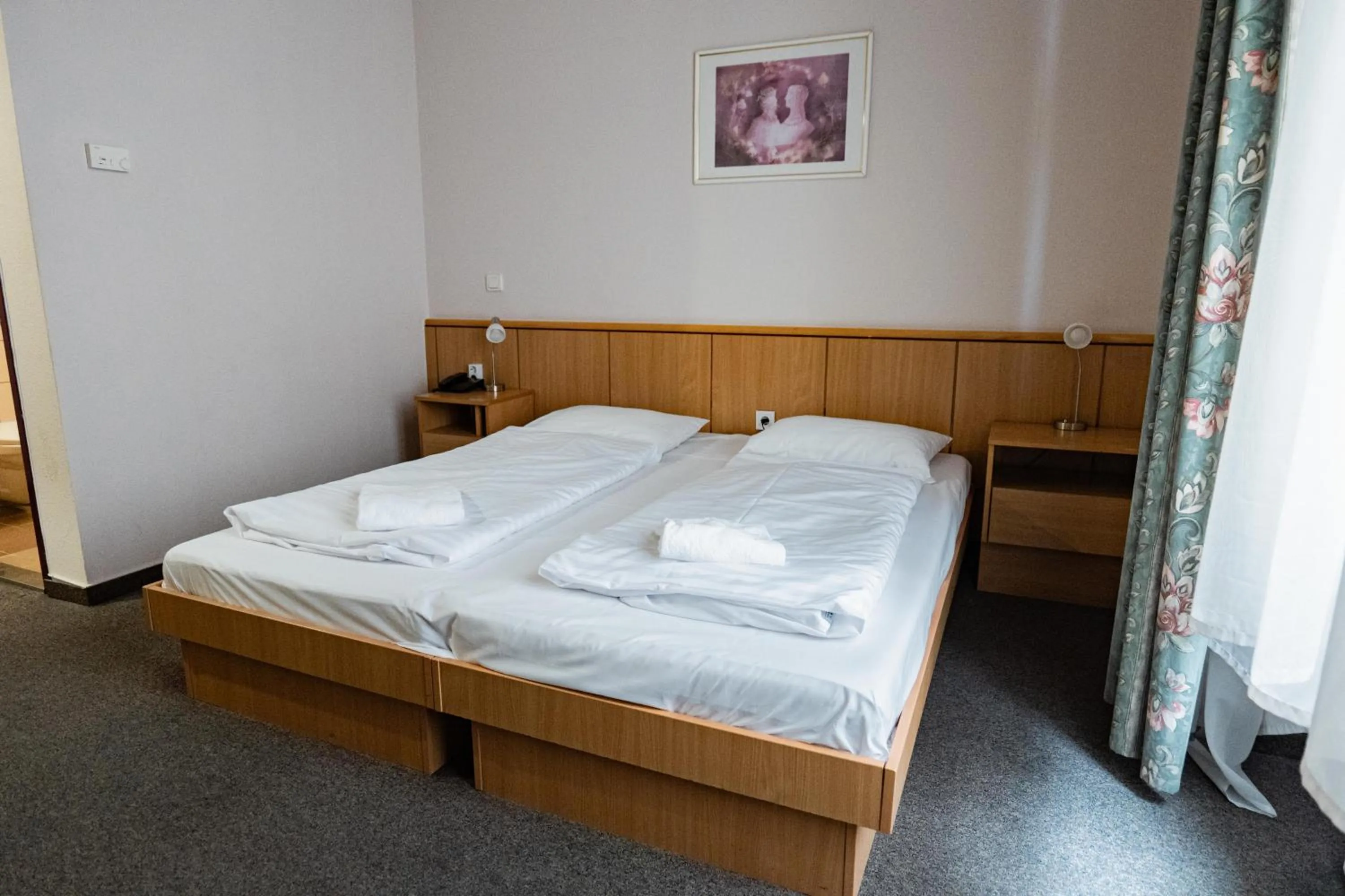 Bed in Pilvax Hotel Budapest