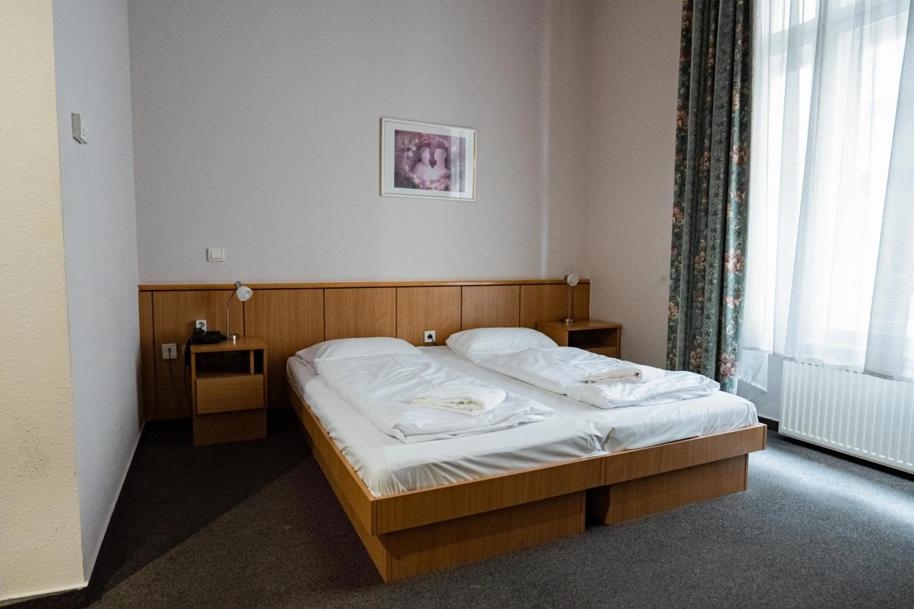 Bed in Pilvax Hotel Budapest