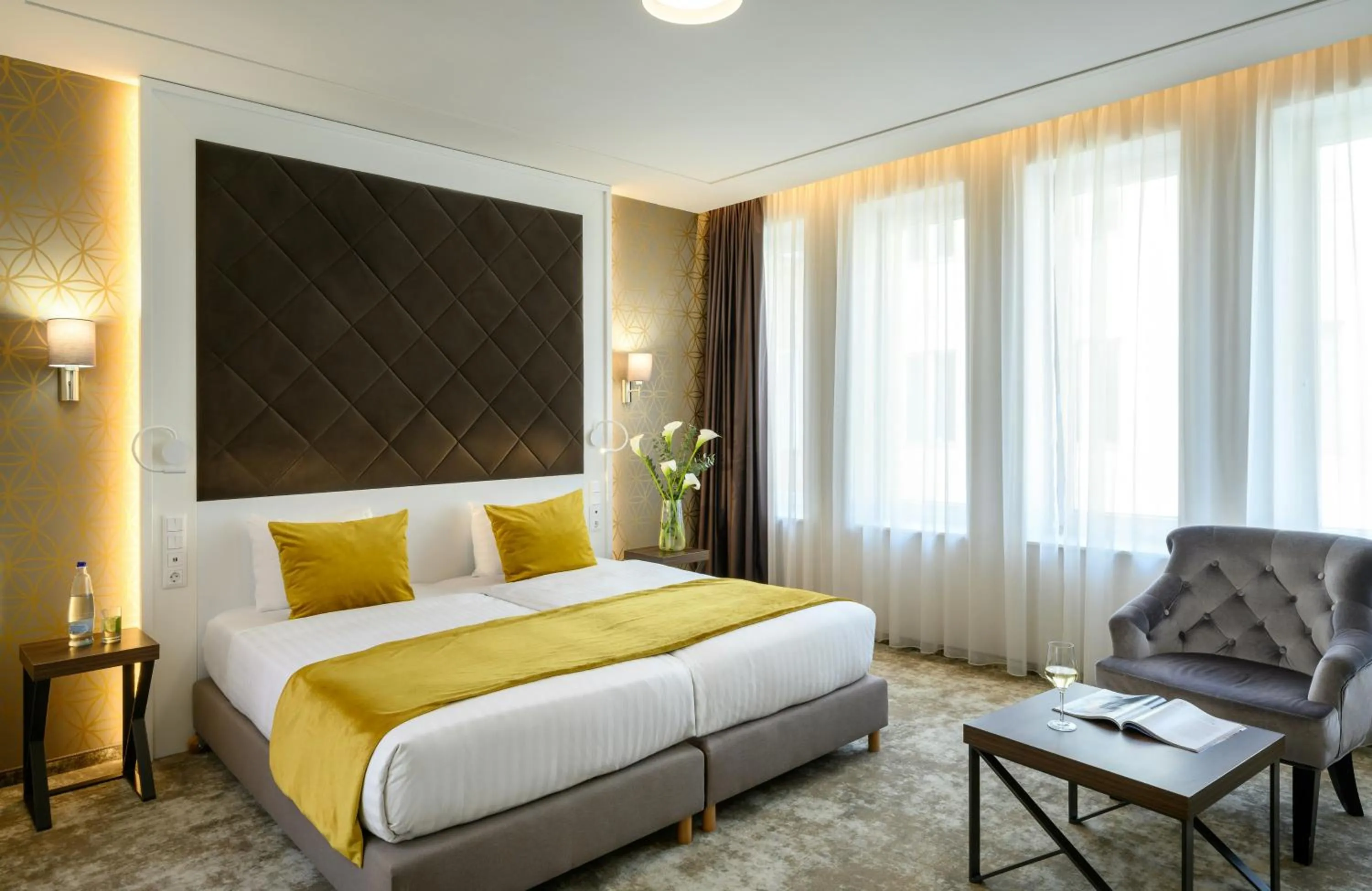 Photo of the whole room, Bed in Leonardo Boutique Hotel Budapest M-Square