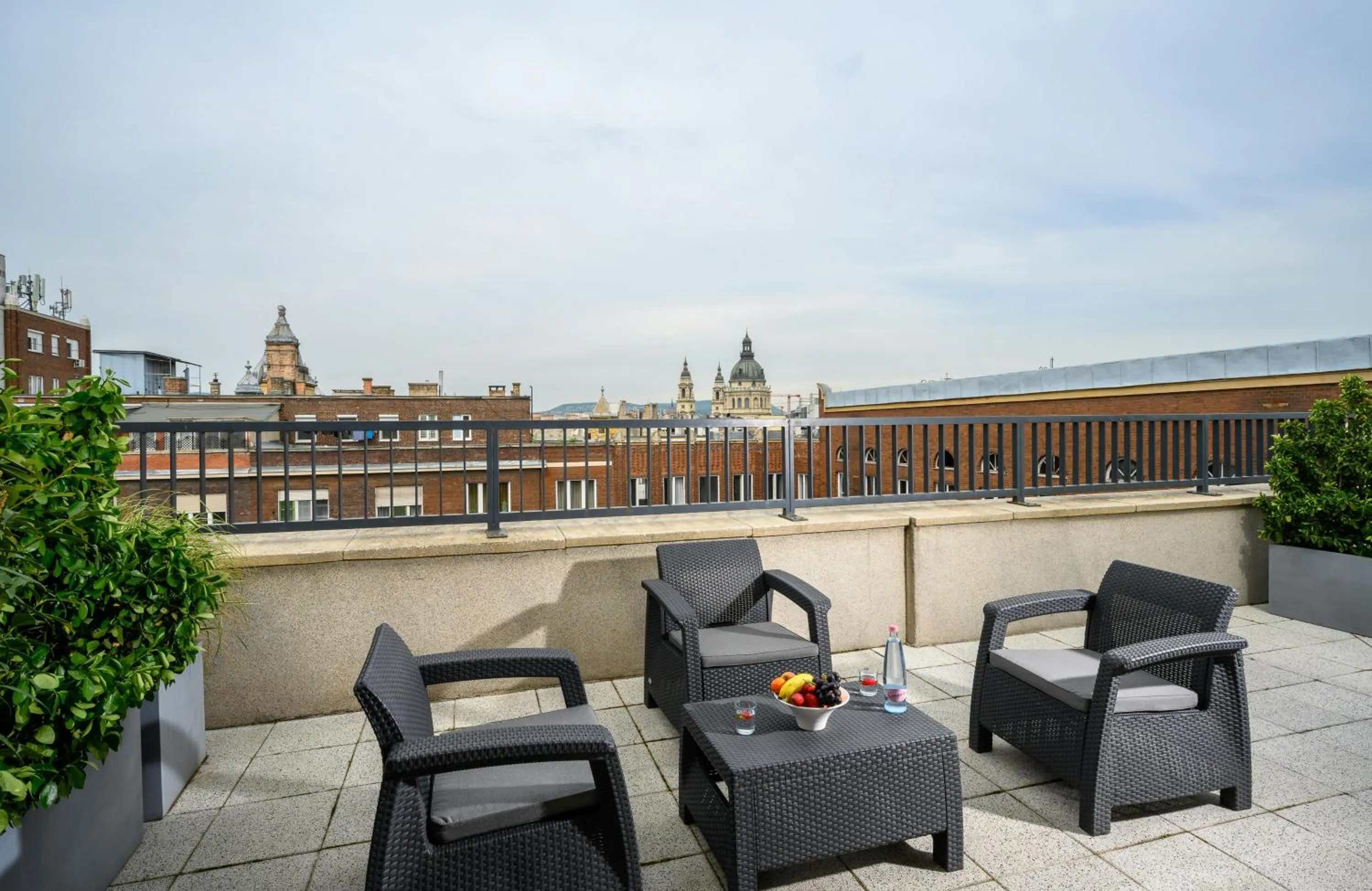 Balcony/Terrace in Leonardo Boutique Hotel Budapest M-Square