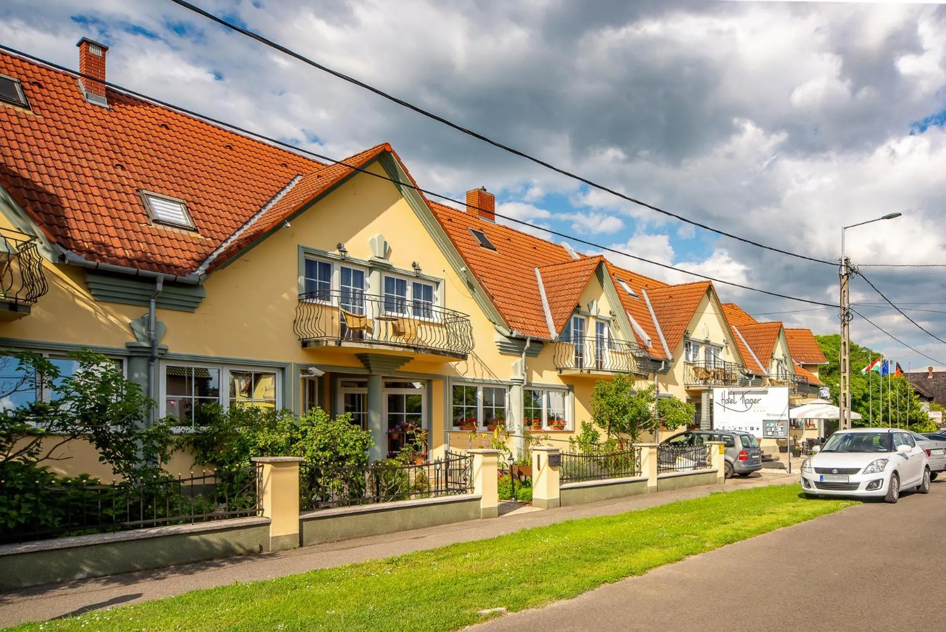 Quiet street view in Wellness Hotel Kager Harkány