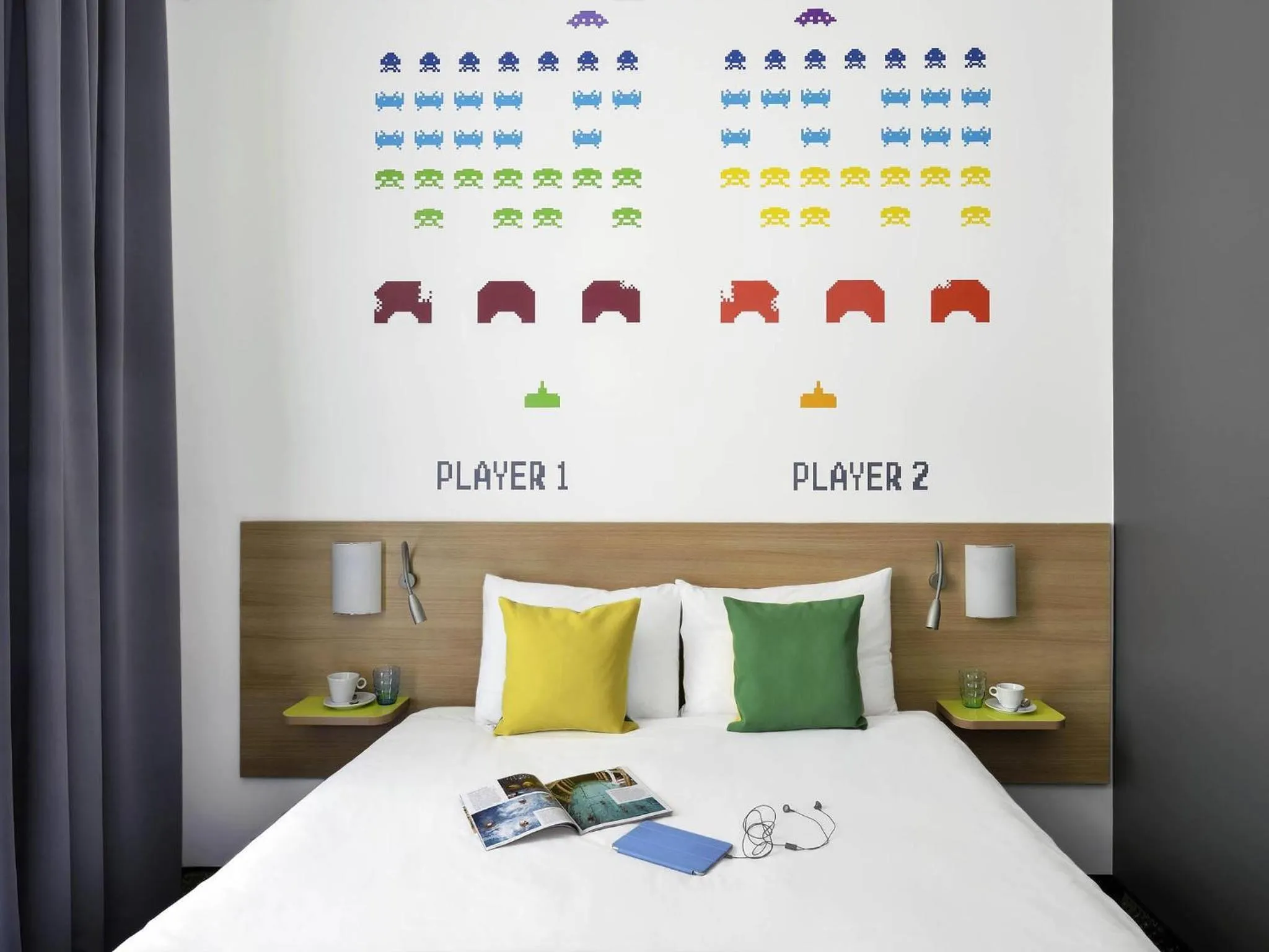 Bedroom, Bed in Ibis Styles Budapest Center