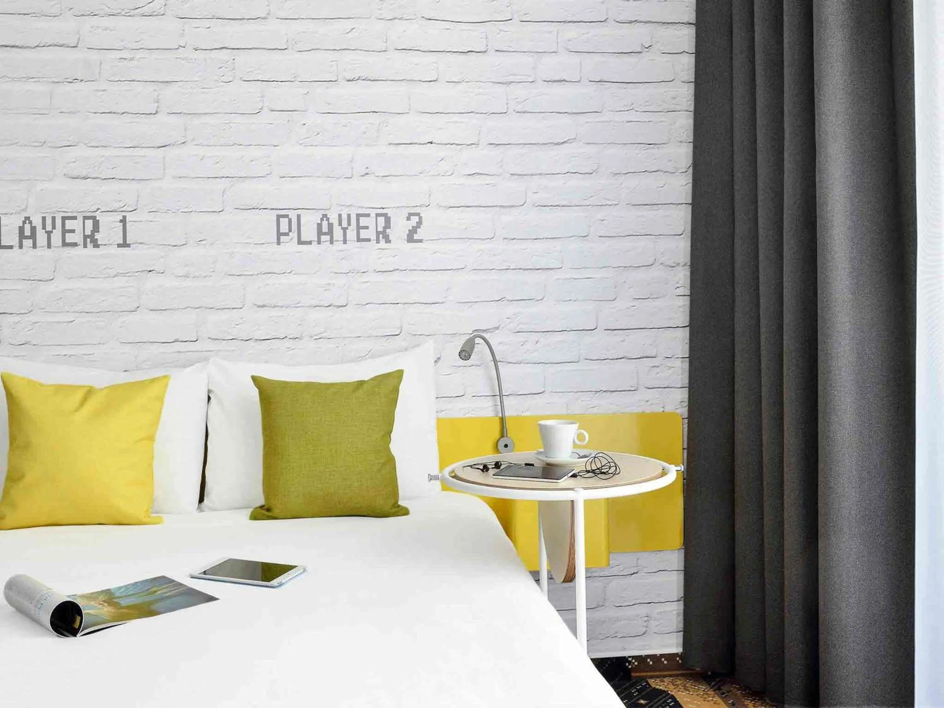 Bedroom, Bed in Ibis Styles Budapest Center