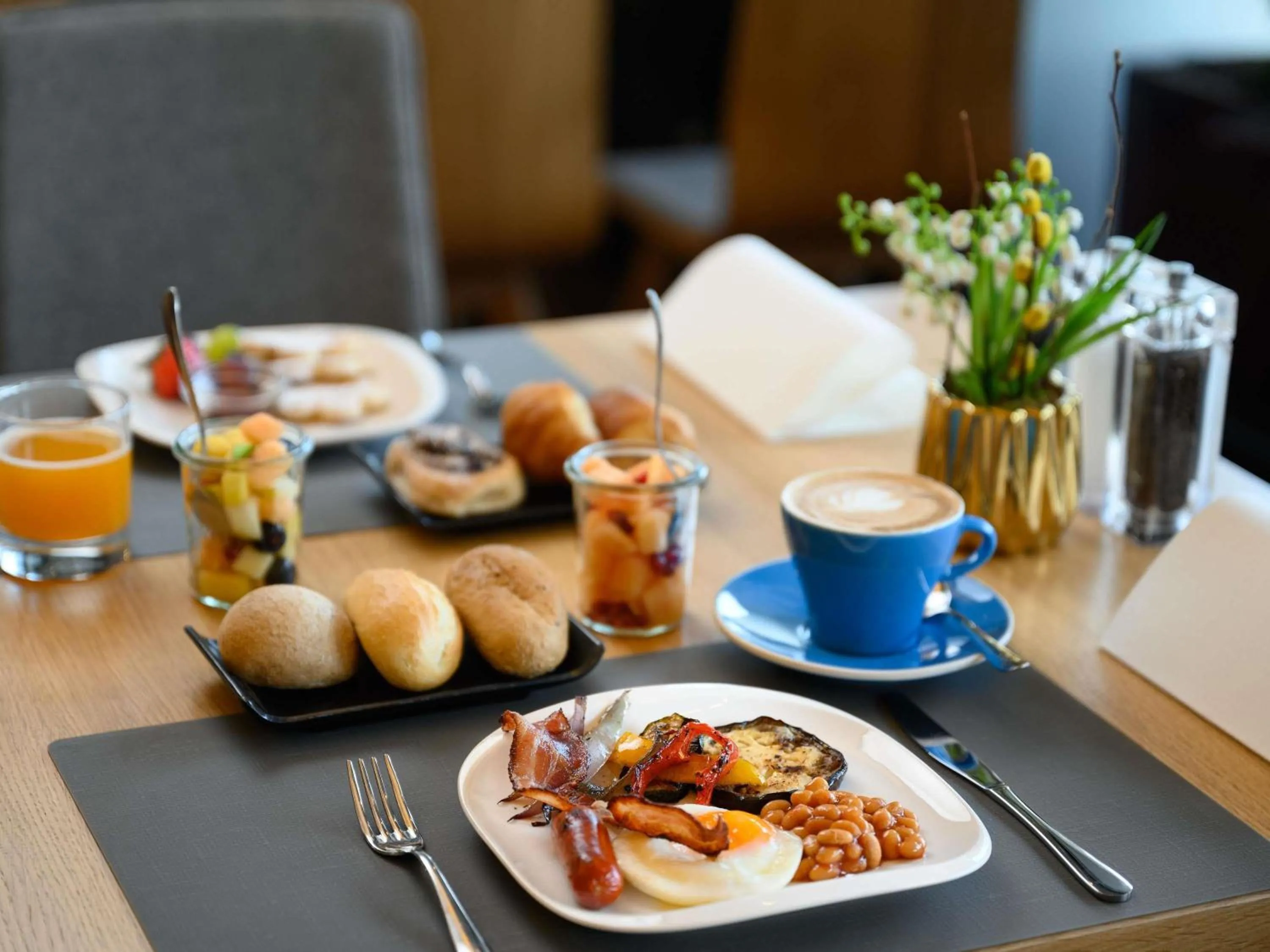 Breakfast in Novotel Budapest Danube