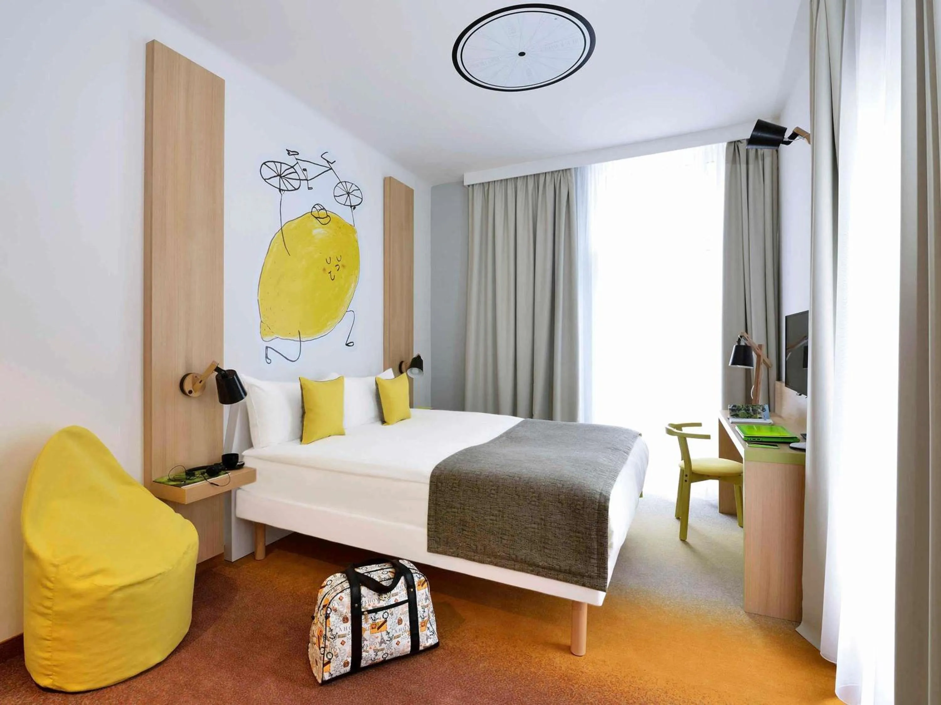 Bedroom, Bed in Ibis Styles Budapest City