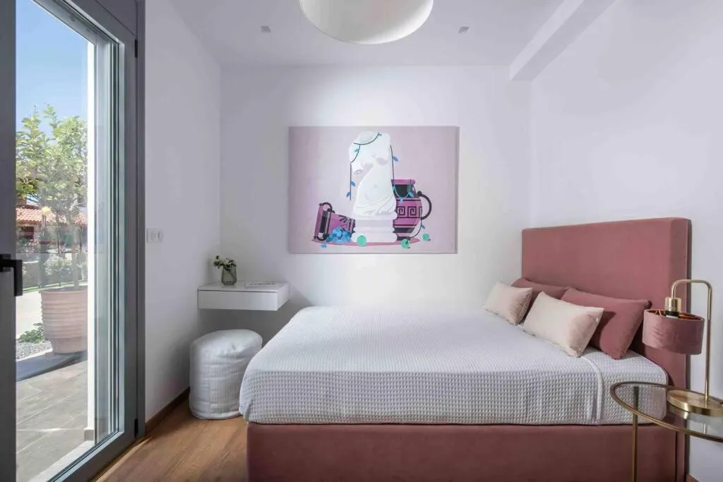 Bedroom in Opsis Luxury Villa with swimming pool