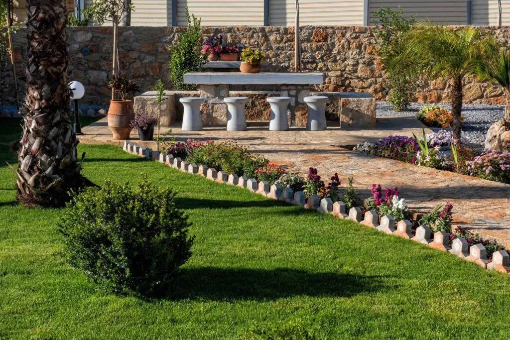 Garden in Opsis Luxury Villa with swimming pool