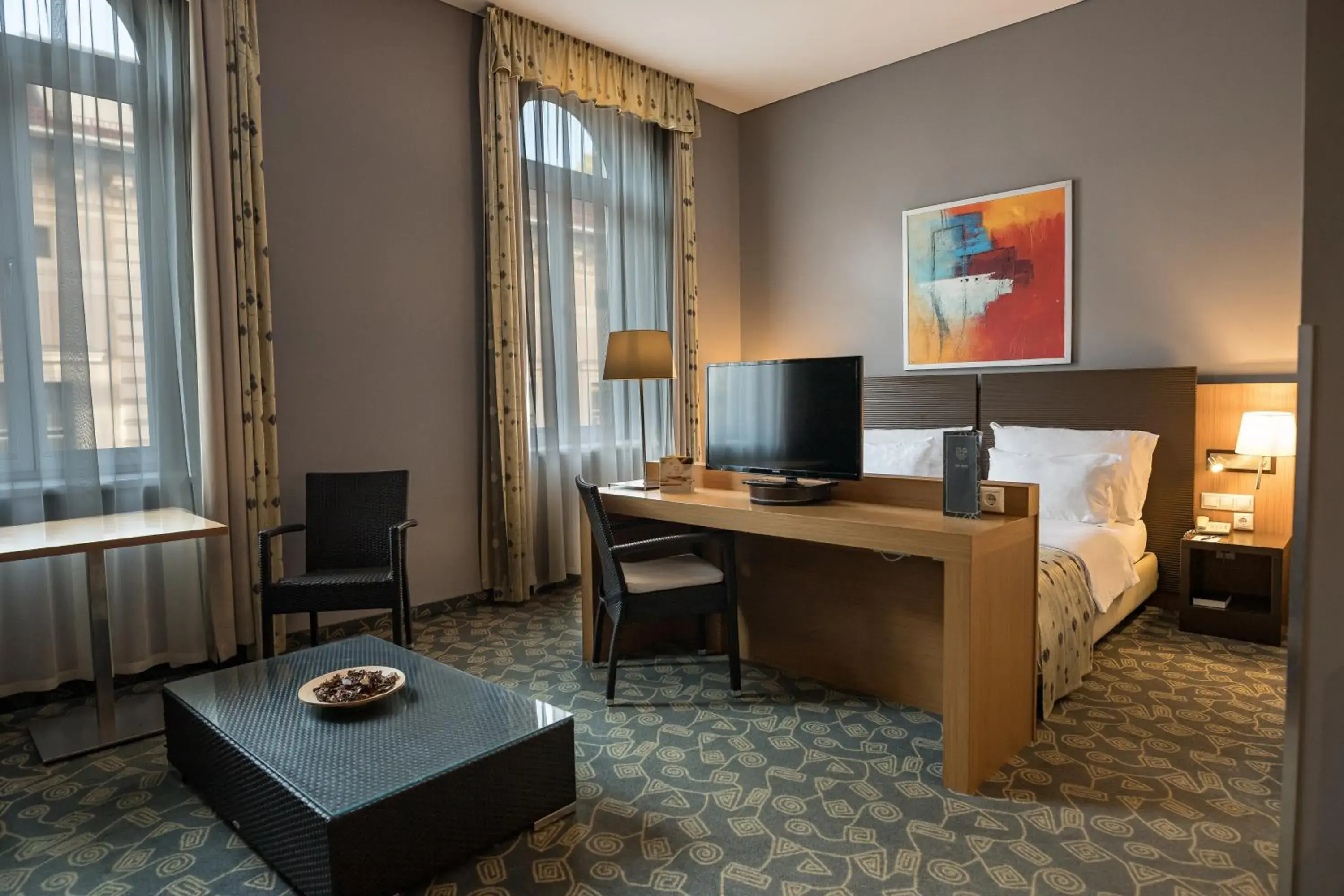 Deluxe Double Room in Hotel Museum Budapest Deluxe Double Room in Hotel Museum Budapest