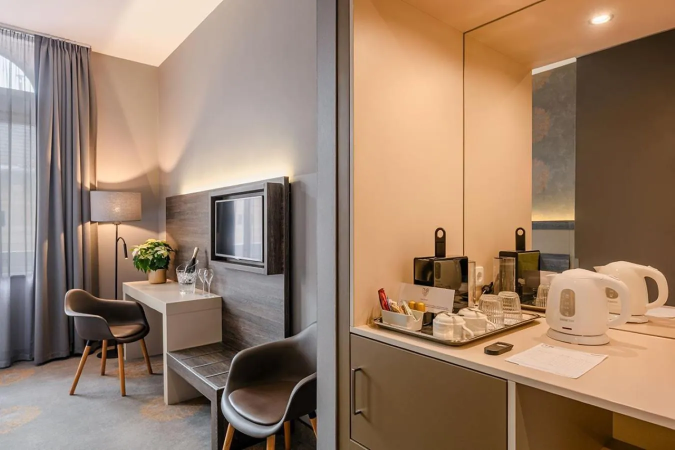 Kitchen or kitchenette in Hotel Museum Budapest