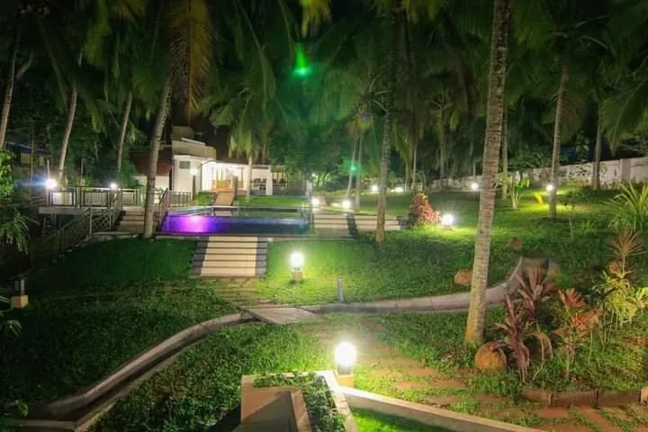 Pool view in Aanandakosha Ayurveda Retreat