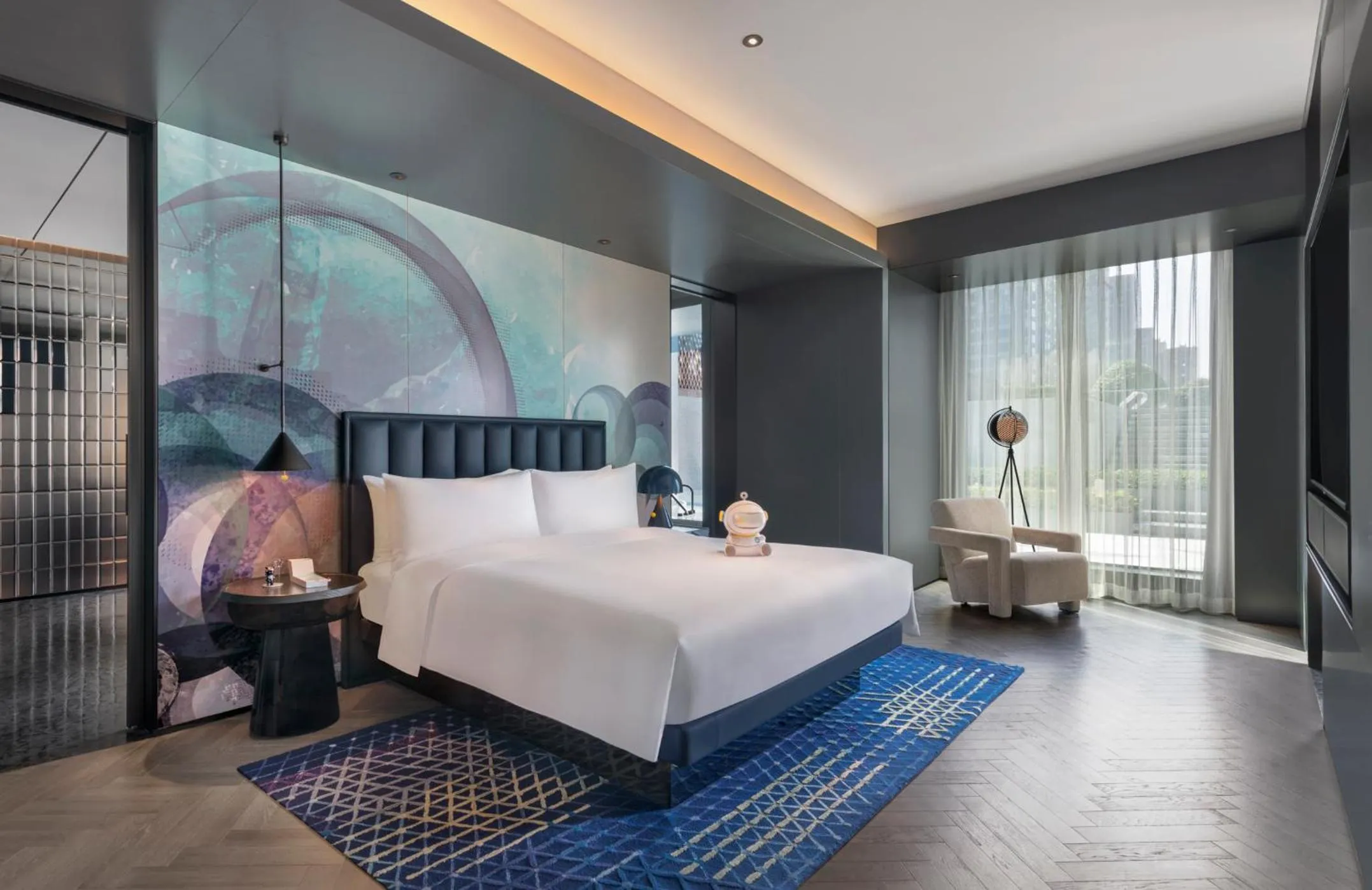 Decorative detail, Bed in W Changsha