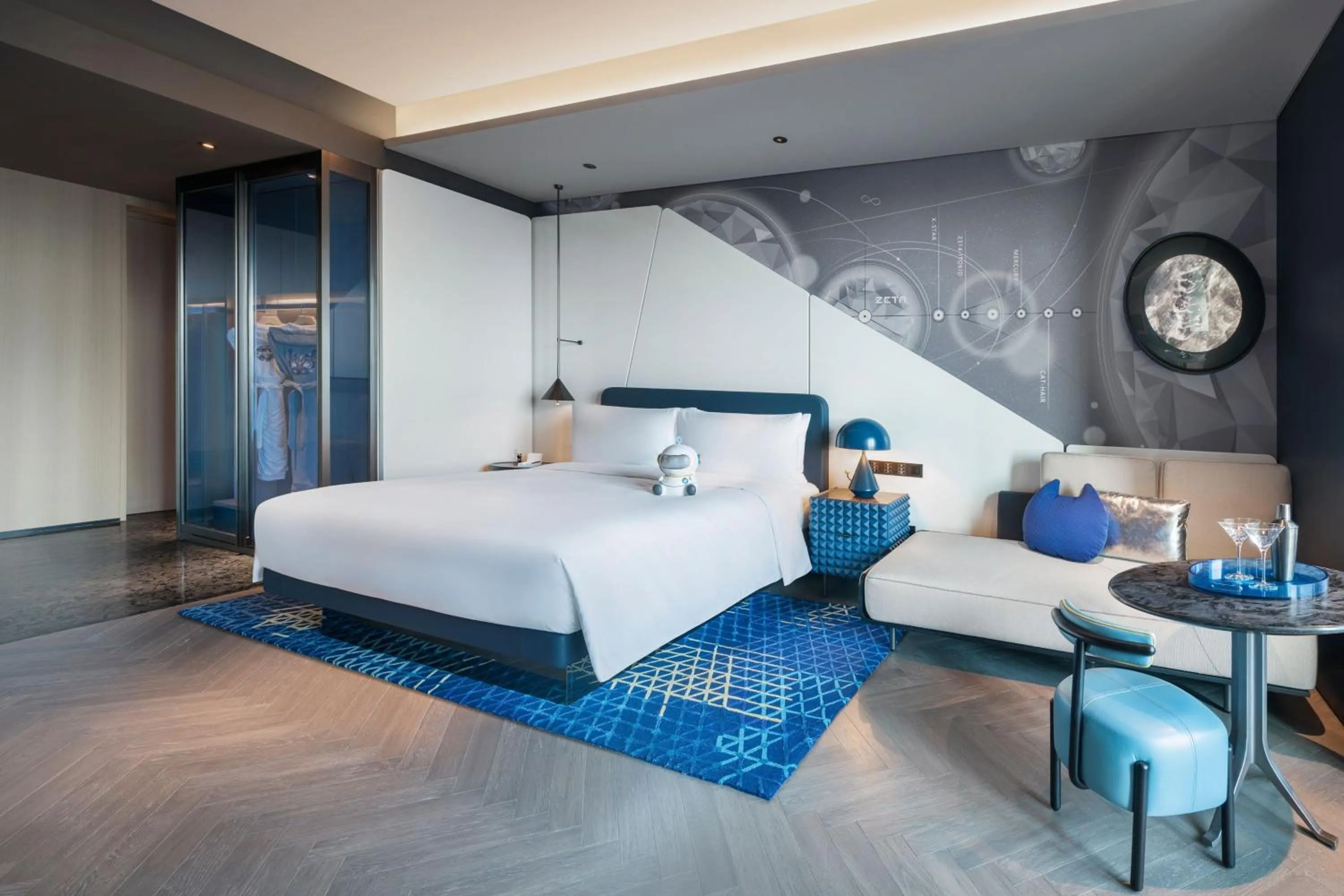 Photo of the whole room, Bed in W Changsha